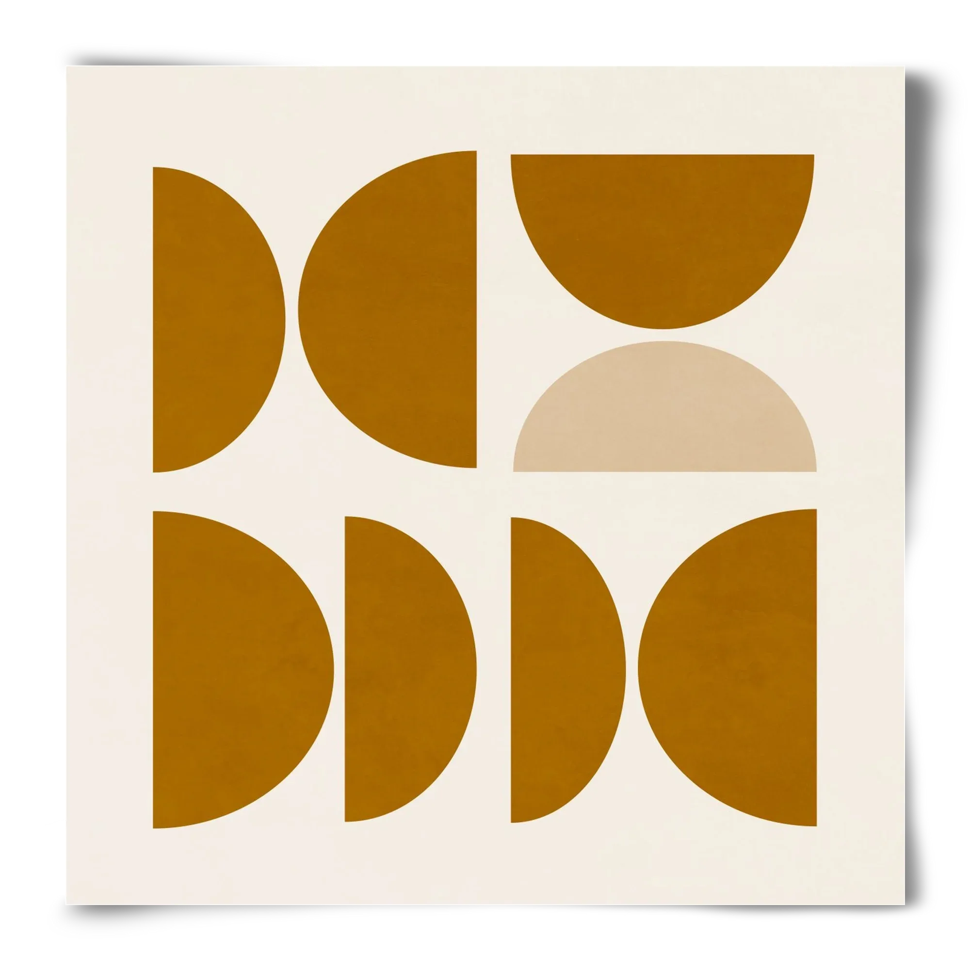 GEOMETRIC ART - YELLOW I - artbridge