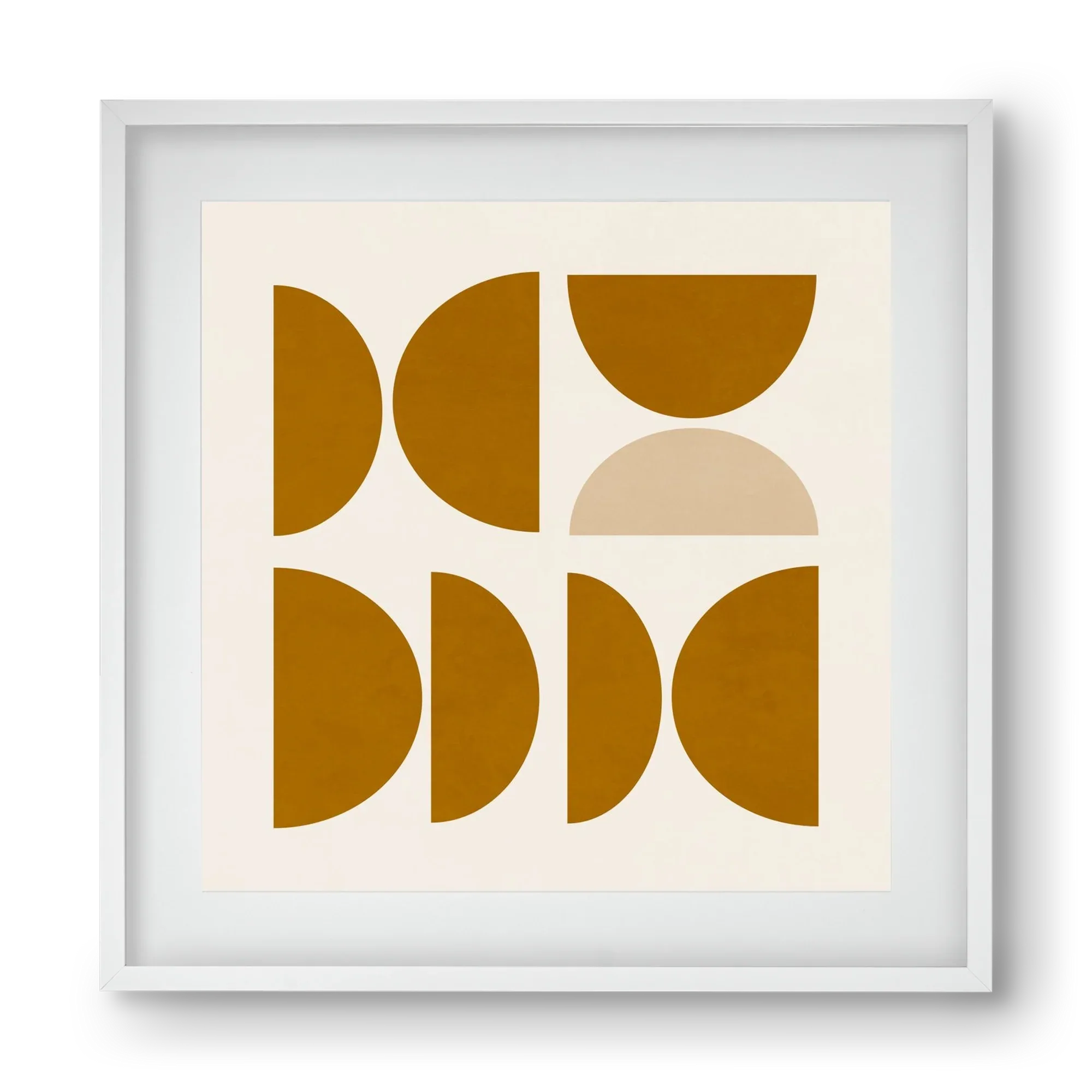 GEOMETRIC ART - YELLOW I - artbridge