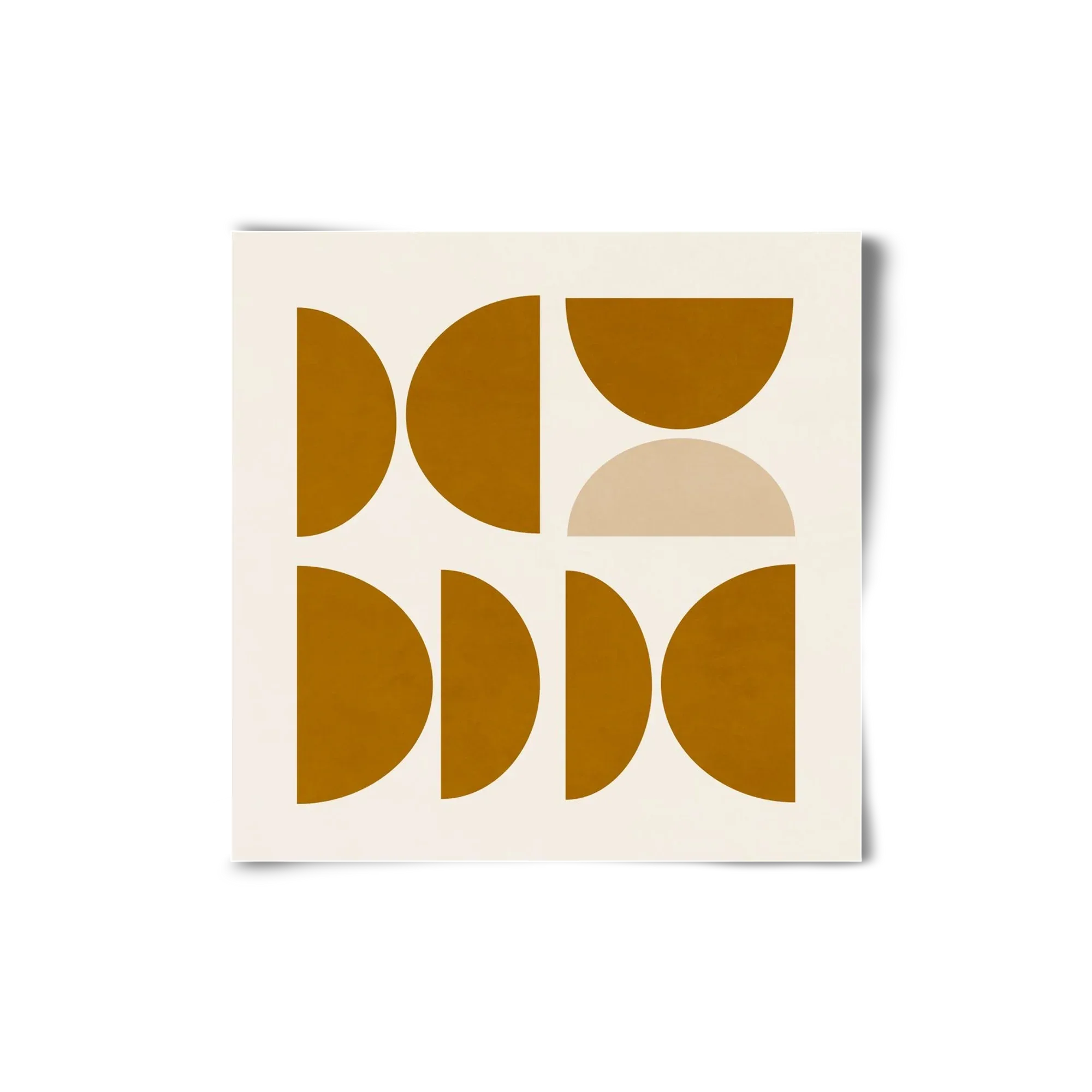 GEOMETRIC ART - YELLOW I - artbridge