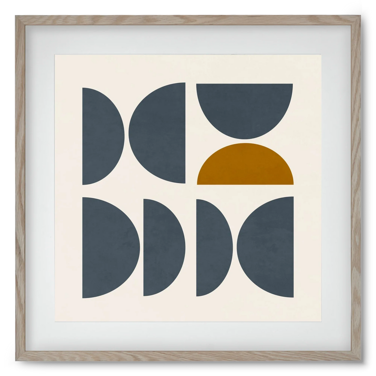 GEOMETRIC ART - BLUE I - artbridge
