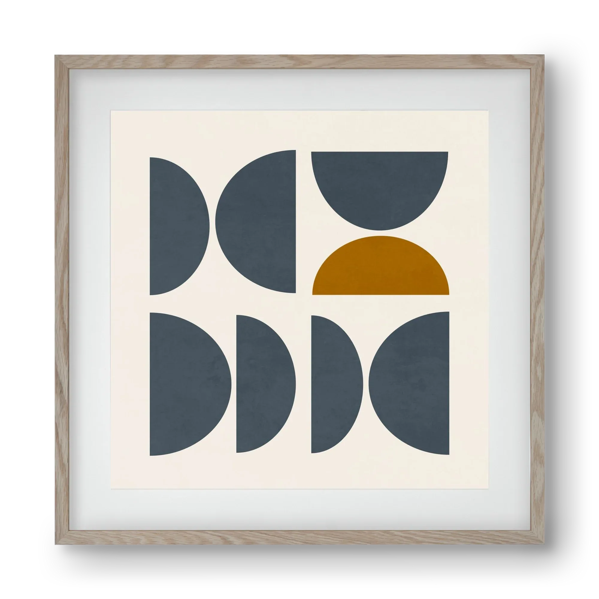 GEOMETRIC ART - BLUE I - artbridge