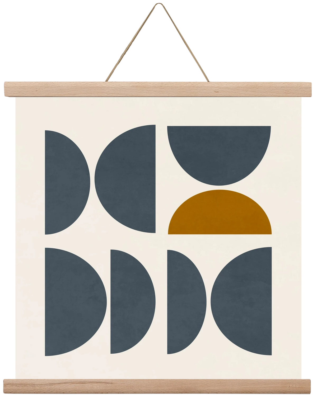 GEOMETRIC ART - BLUE I - artbridge