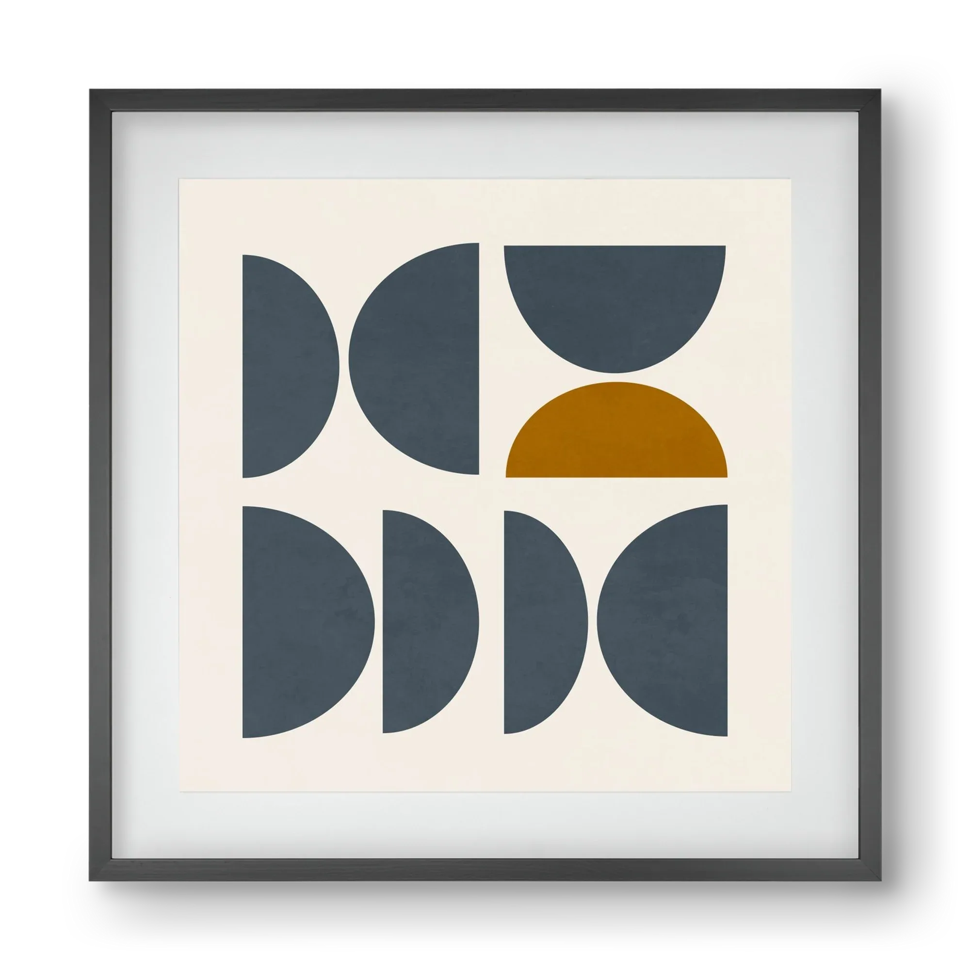 GEOMETRIC ART - BLUE I - artbridge
