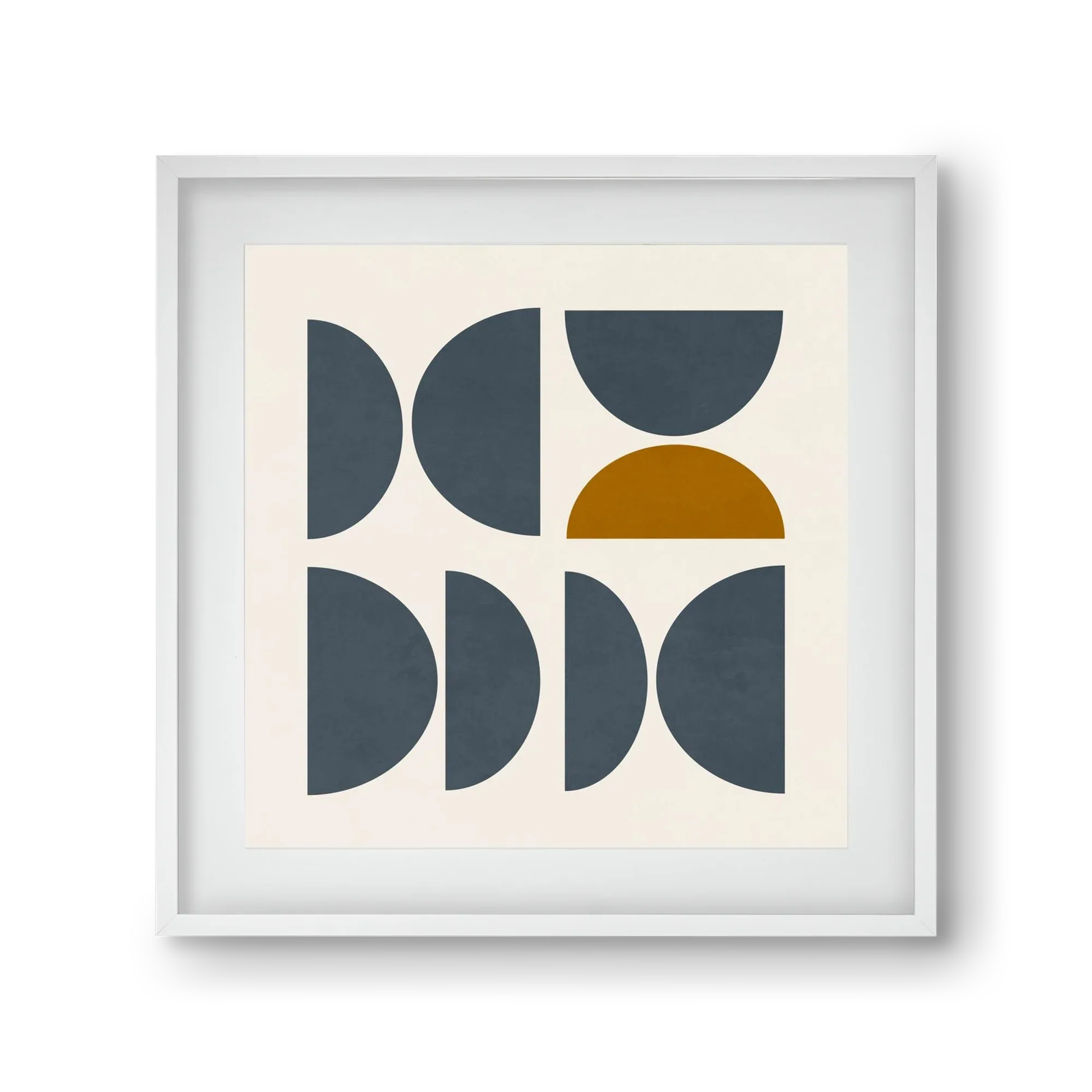 GEOMETRIC ART - BLUE I - artbridge