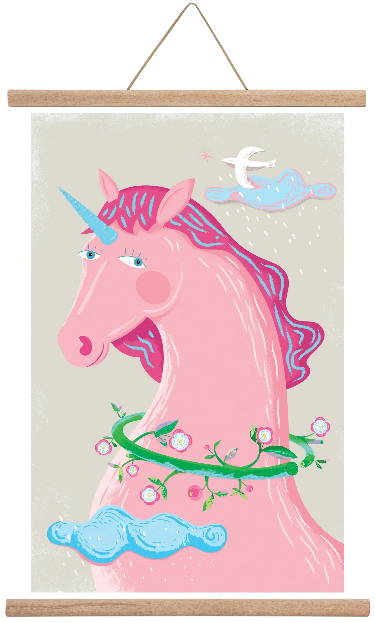 Pink Unikornis - artbridge