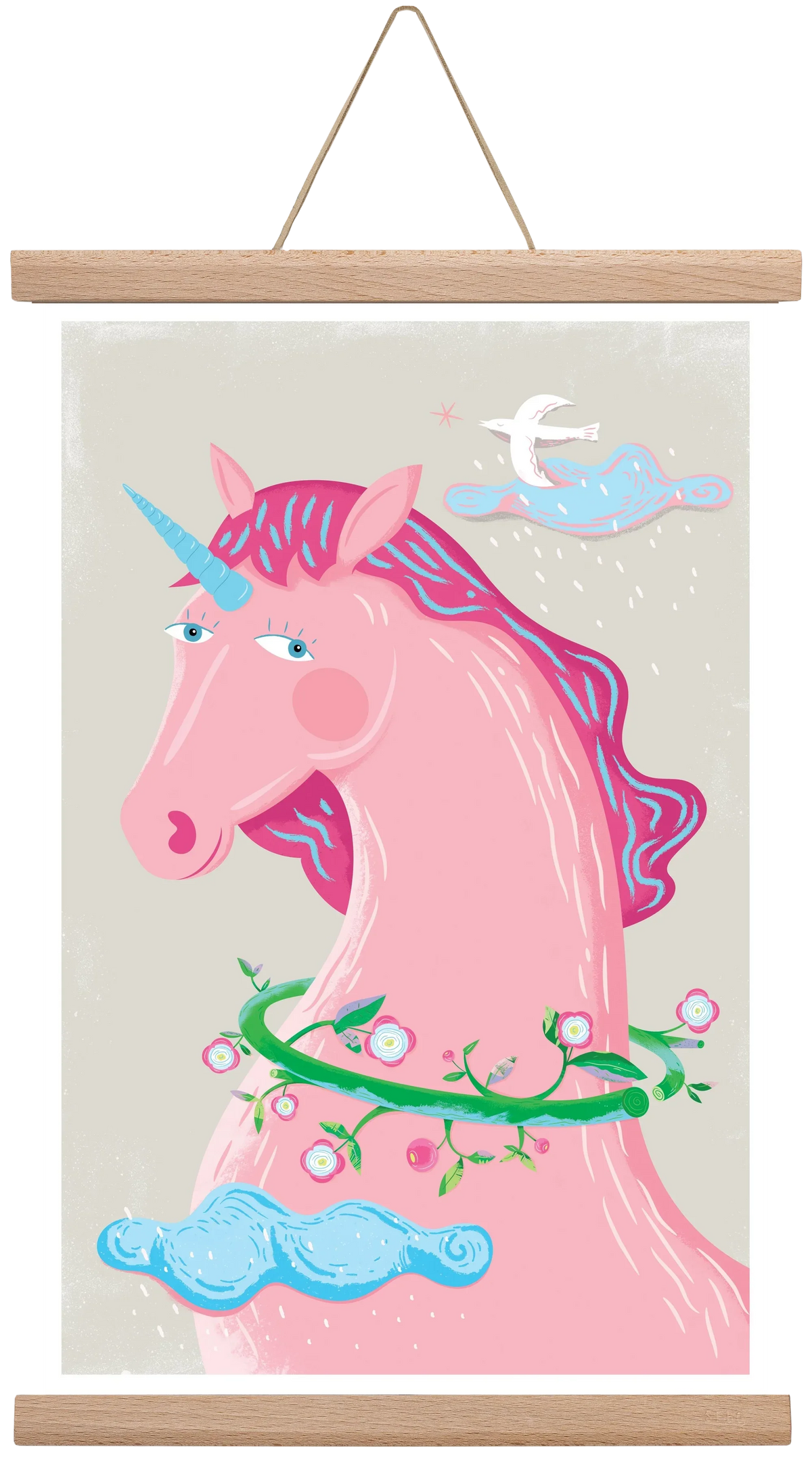 Pink Unikornis - artbridge