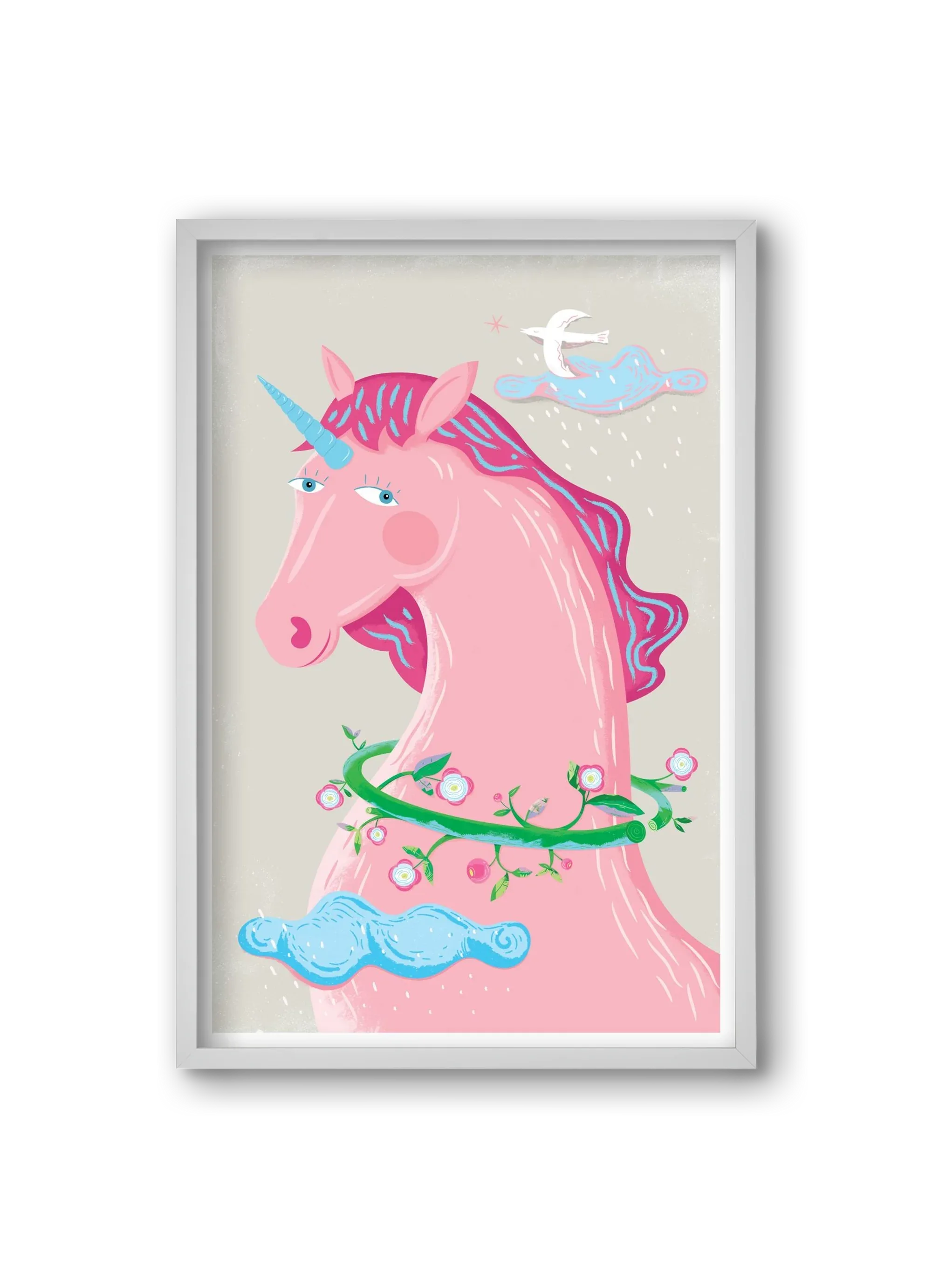 Pink Unikornis - artbridge