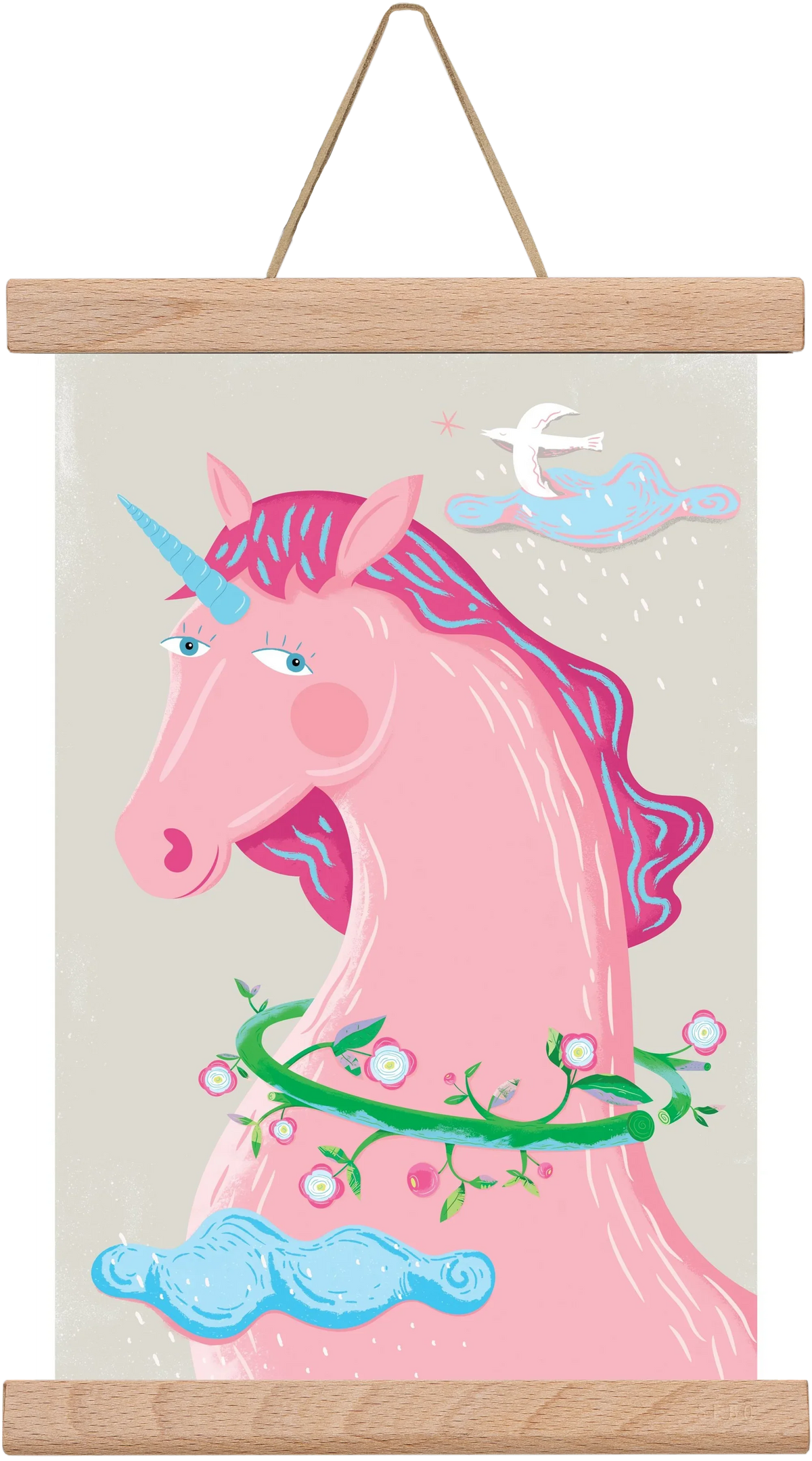 Pink Unikornis - artbridge