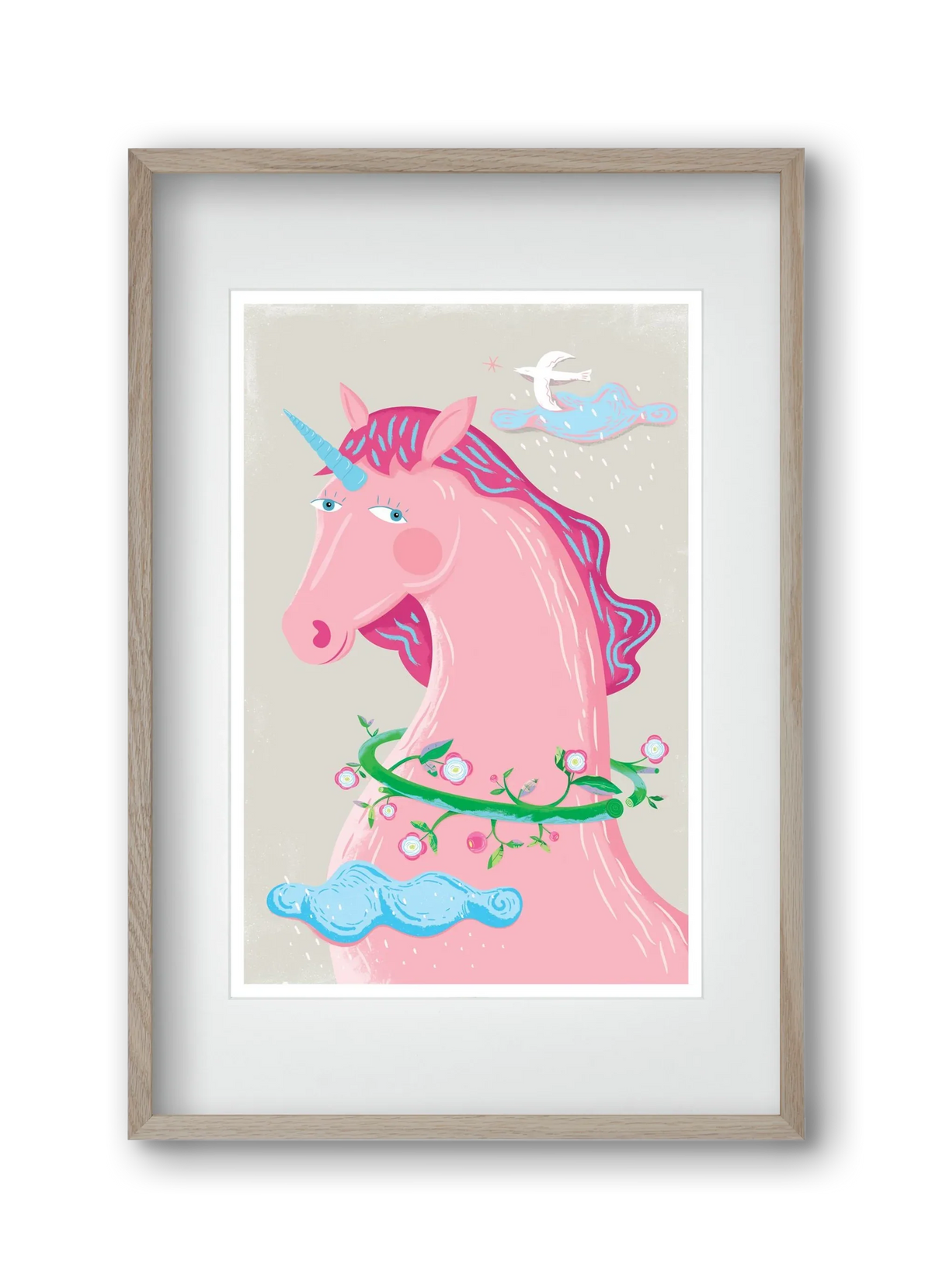 Pink Unikornis - artbridge
