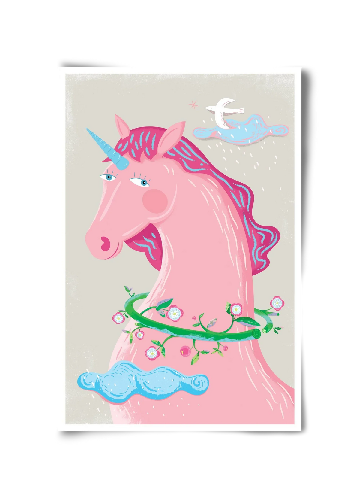 Pink Unikornis - artbridge