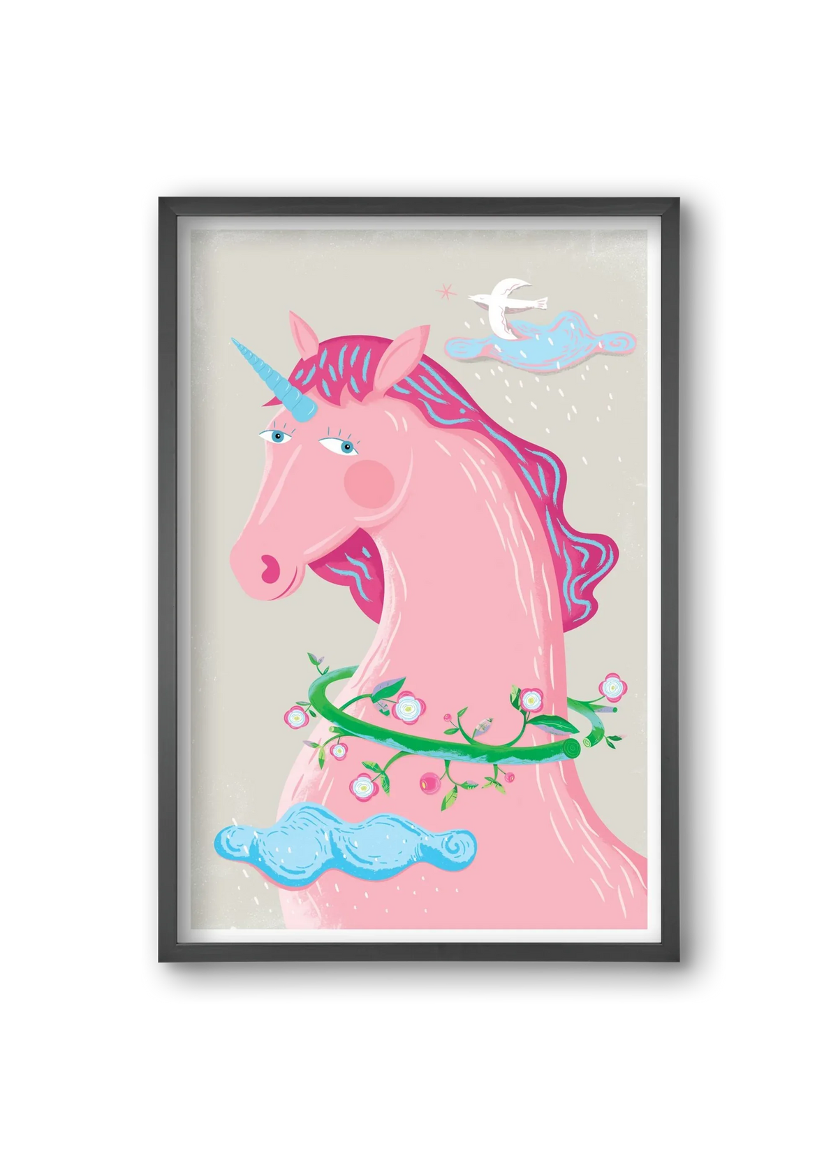 Pink Unikornis - artbridge
