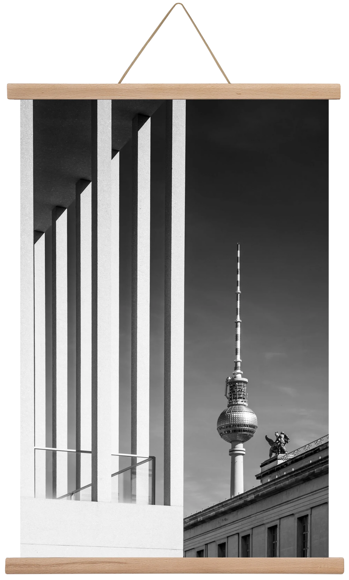 BERLIN Television Tower & Museum Island | Monochrome - artbridge