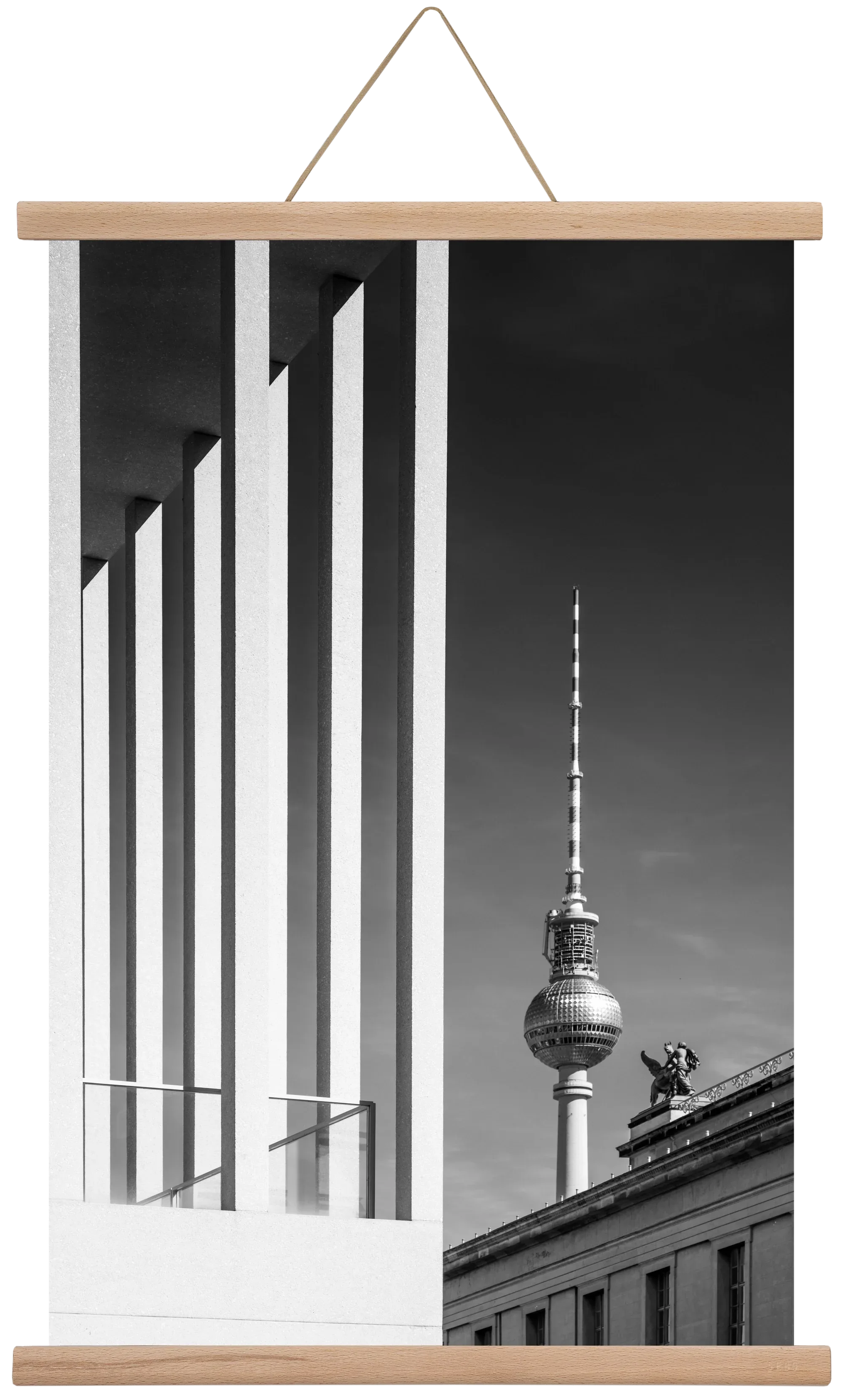 BERLIN Television Tower & Museum Island | Monochrome - artbridge