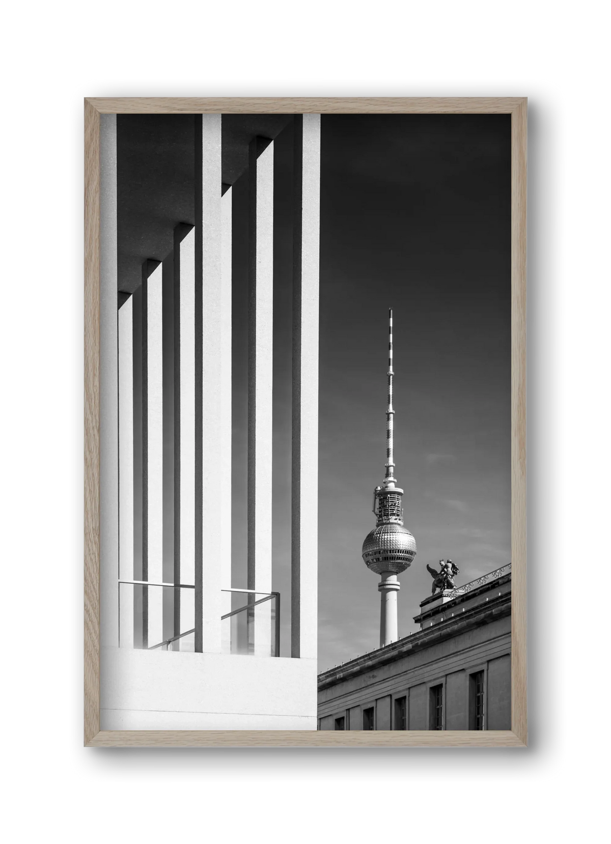 BERLIN Television Tower & Museum Island | Monochrome - artbridge