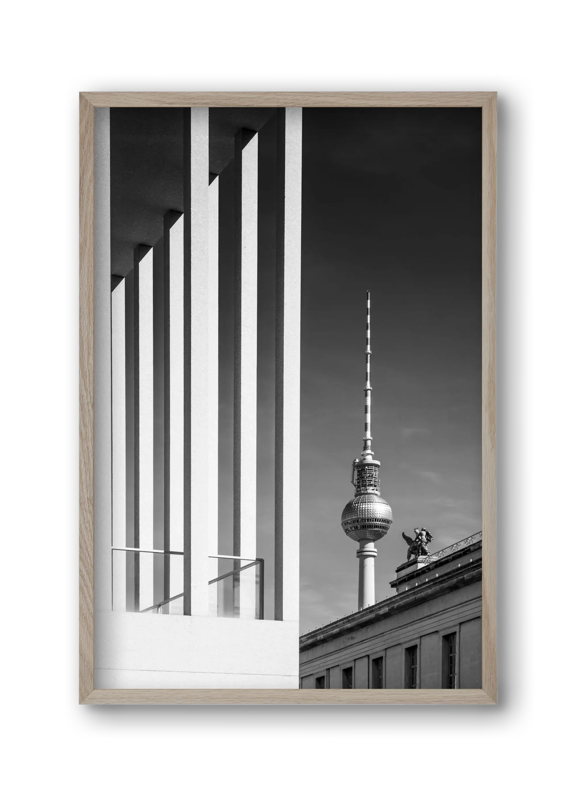 BERLIN Television Tower & Museum Island | Monochrome - artbridge