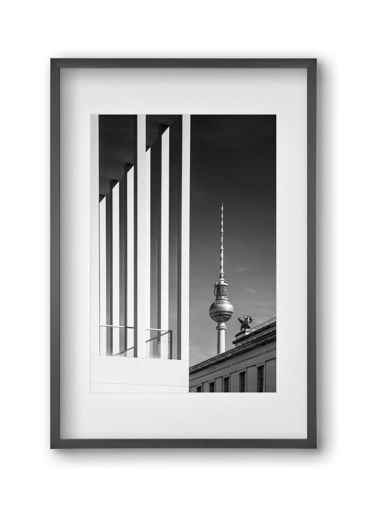 BERLIN Television Tower & Museum Island | Monochrome - artbridge