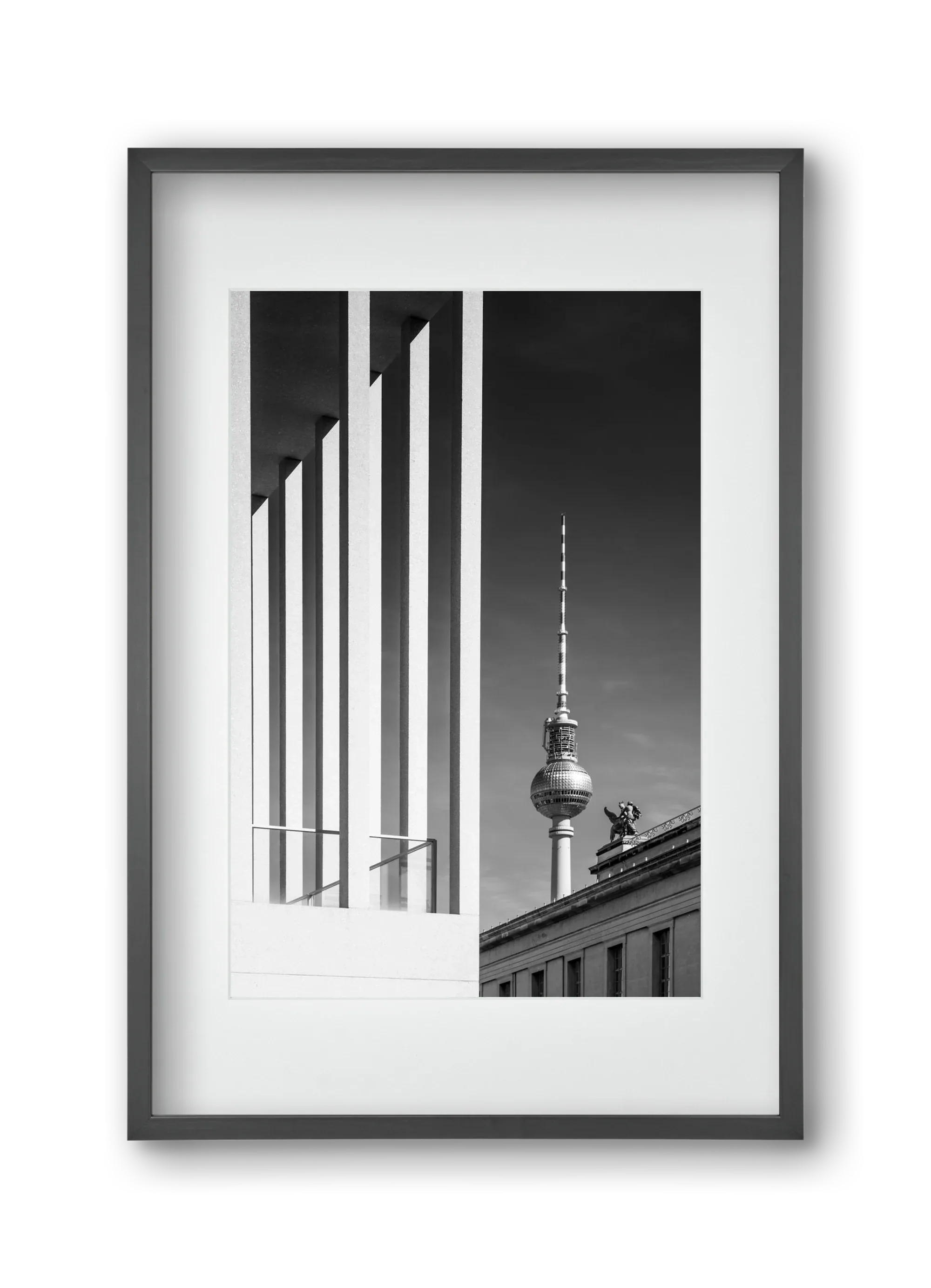 BERLIN Television Tower & Museum Island | Monochrome - artbridge