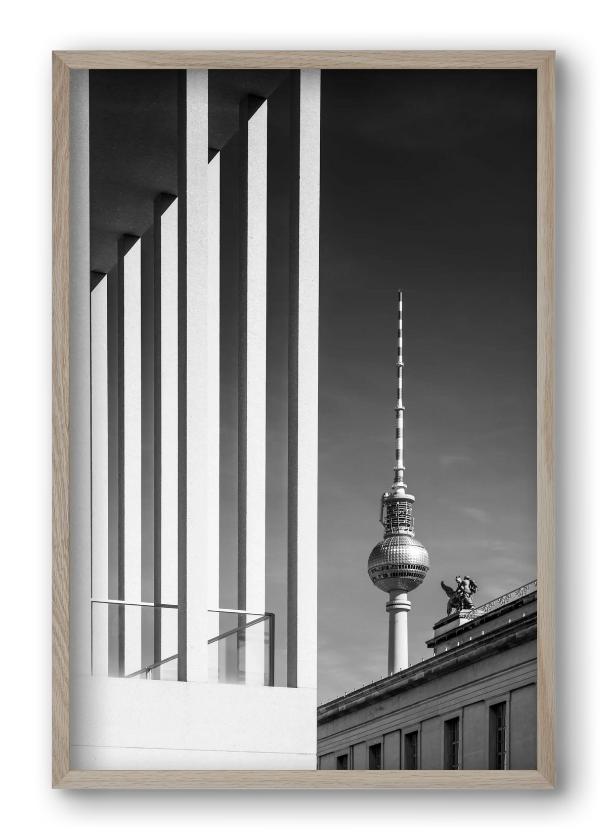 BERLIN Television Tower & Museum Island | Monochrome - artbridge
