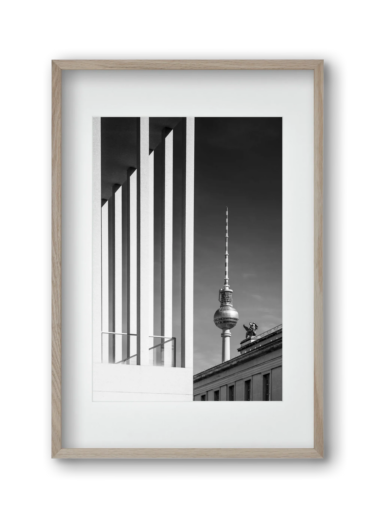 BERLIN Television Tower & Museum Island | Monochrome - artbridge