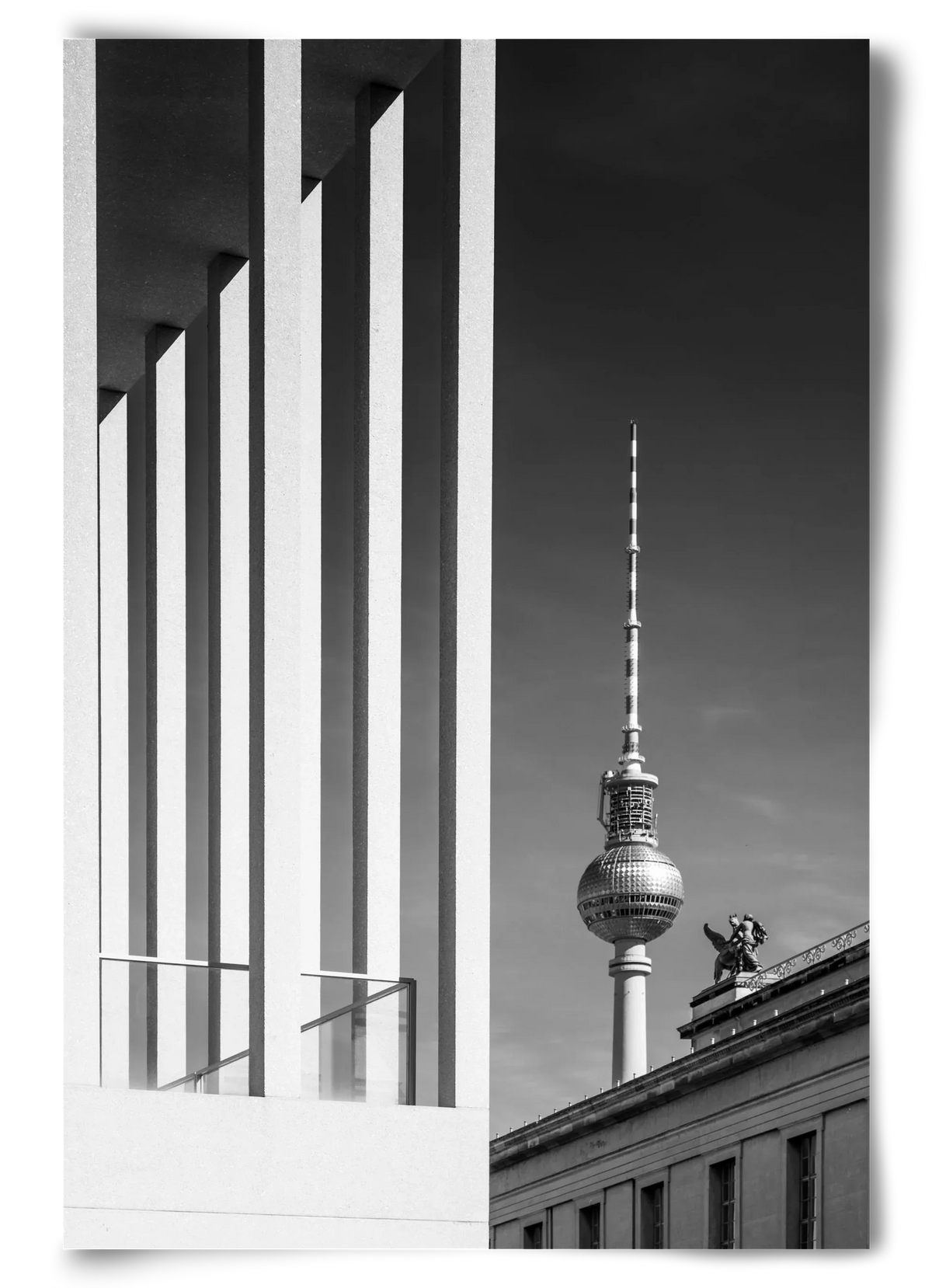 BERLIN Television Tower & Museum Island | Monochrome - artbridge