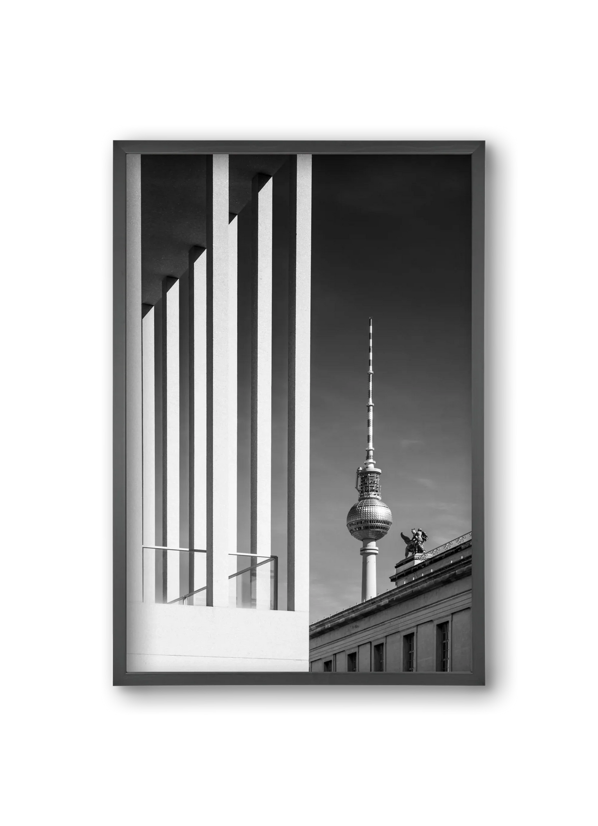 BERLIN Television Tower & Museum Island | Monochrome - artbridge