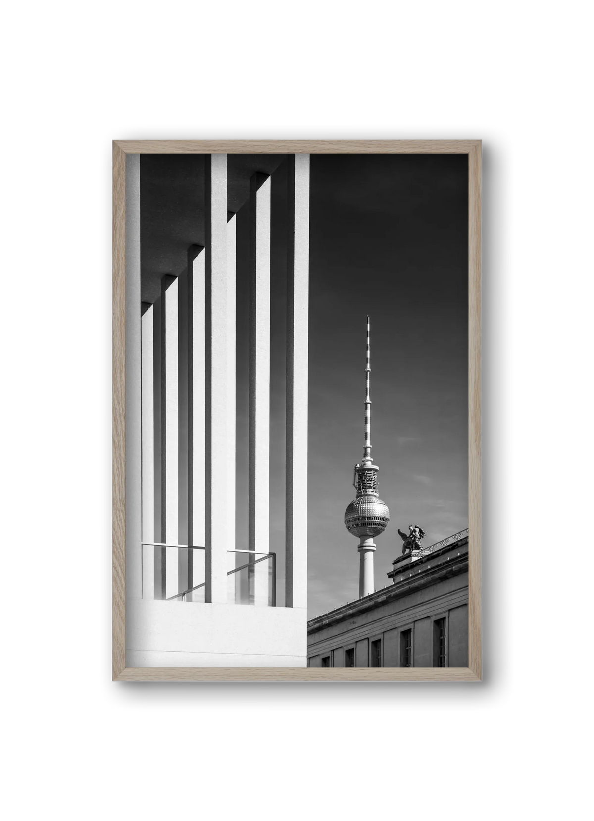 BERLIN Television Tower & Museum Island | Monochrome - artbridge