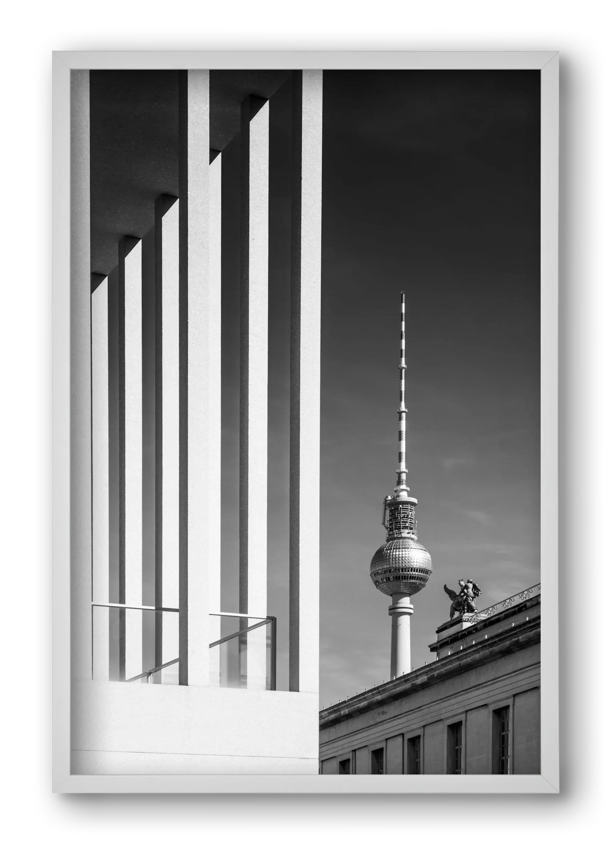 BERLIN Television Tower & Museum Island | Monochrome - artbridge