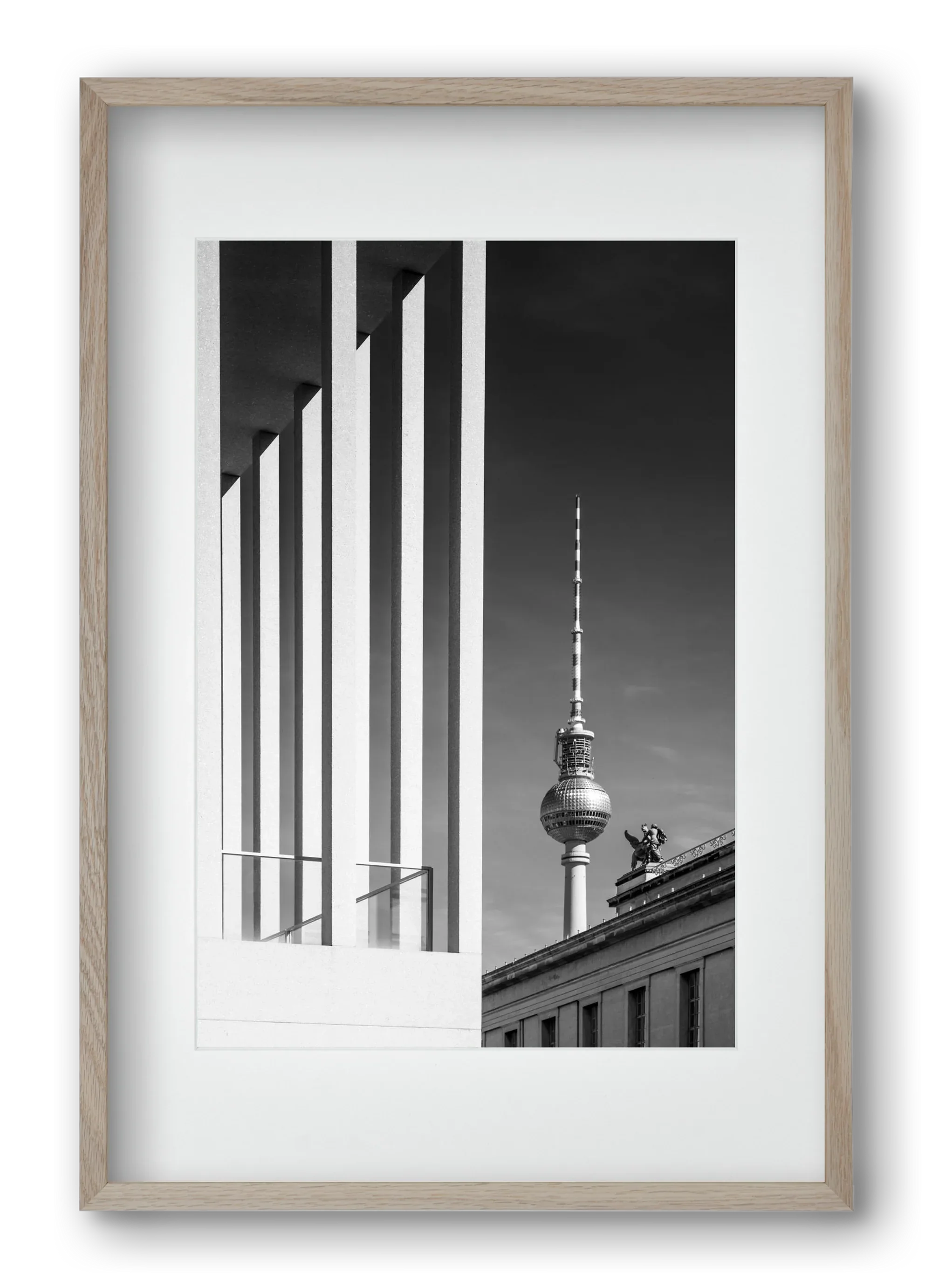 BERLIN Television Tower & Museum Island | Monochrome - artbridge