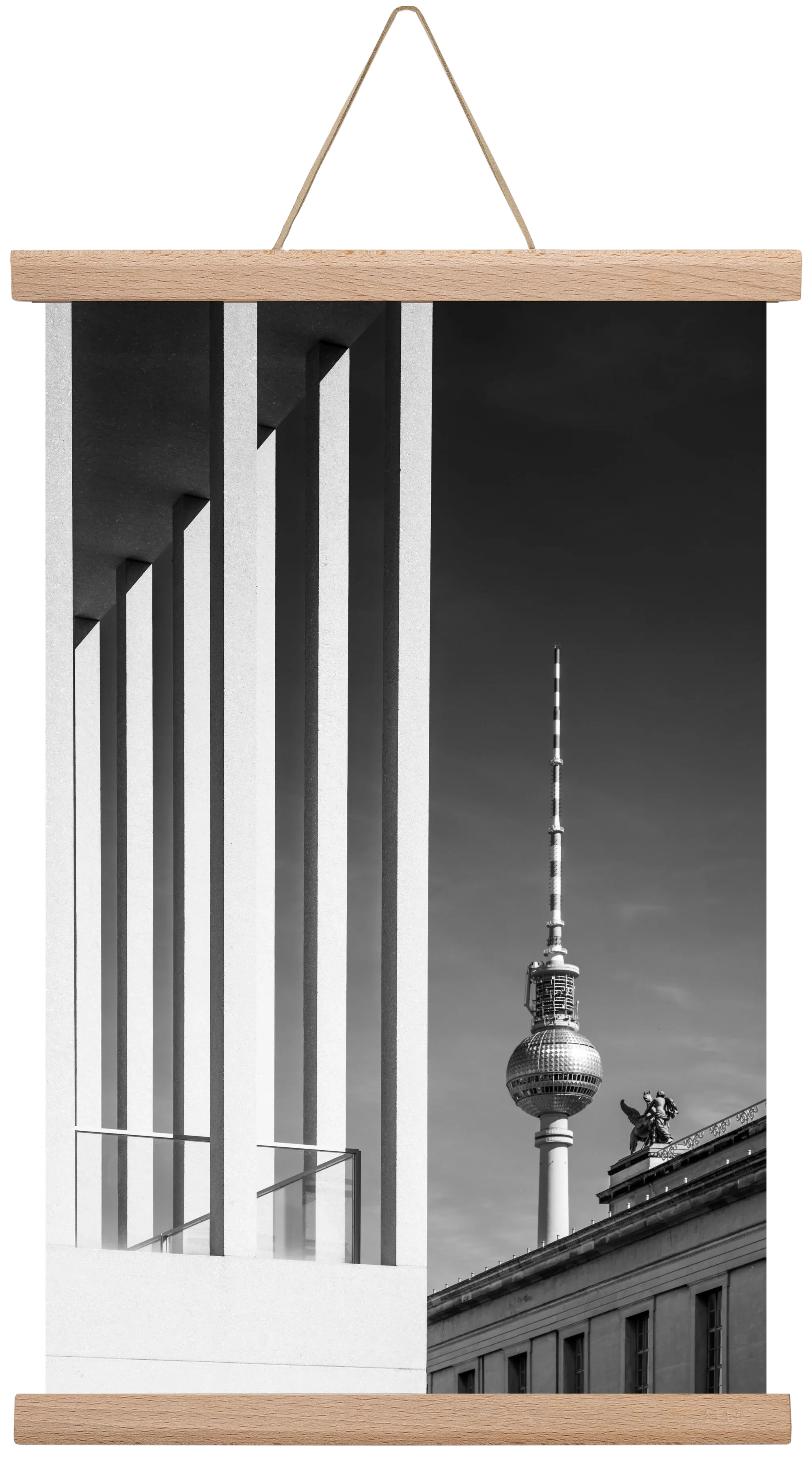 BERLIN Television Tower & Museum Island | Monochrome - artbridge