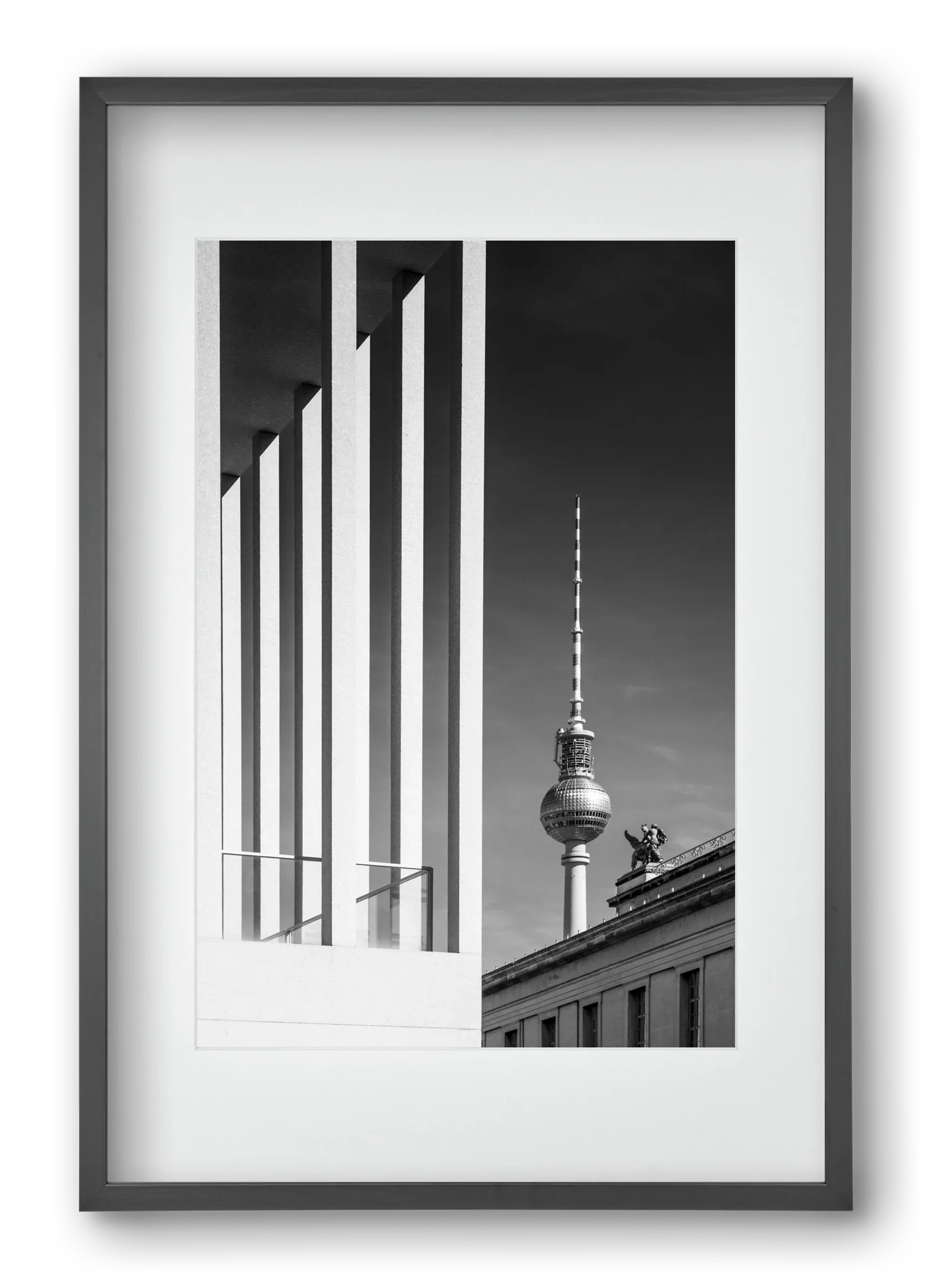 BERLIN Television Tower & Museum Island | Monochrome - artbridge