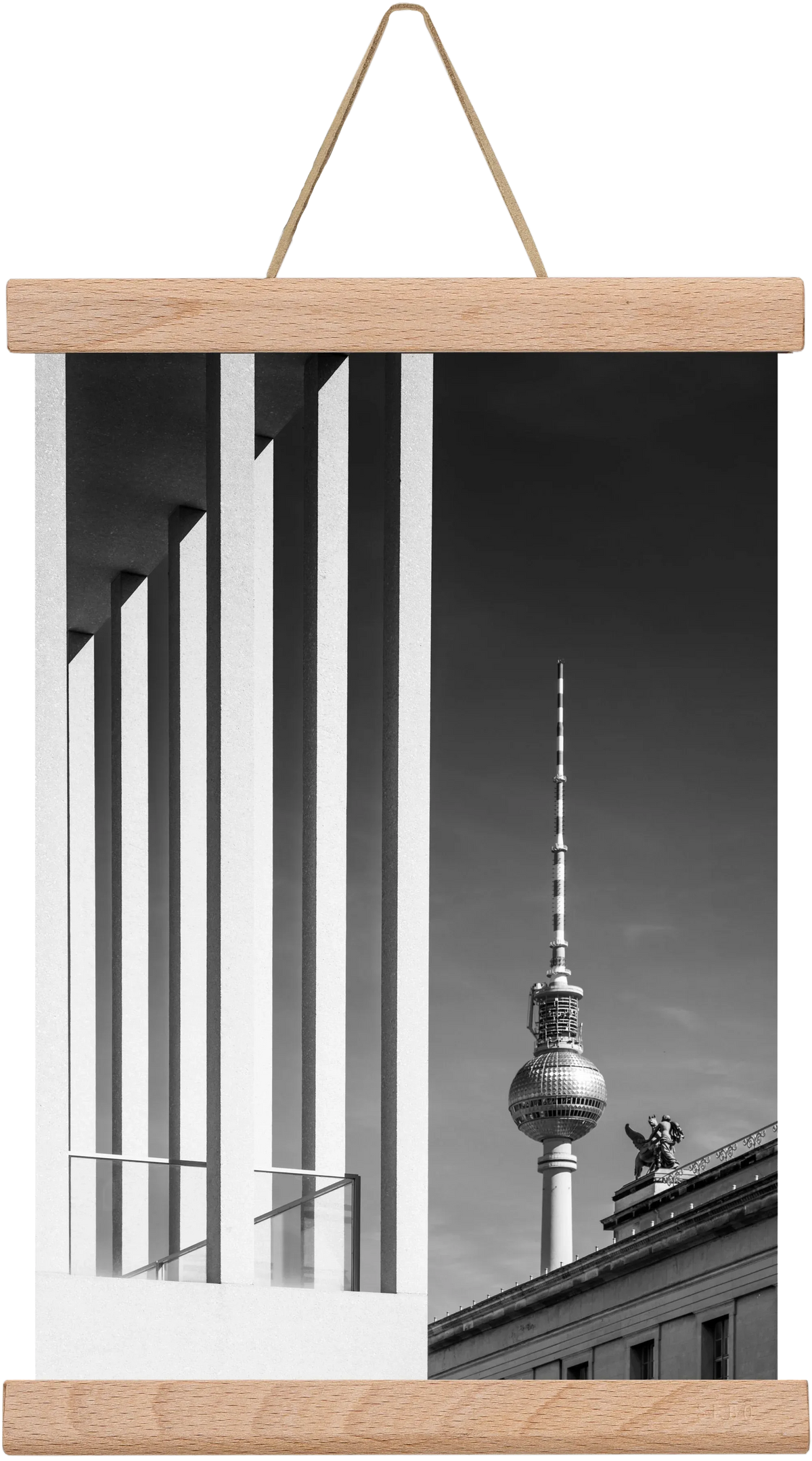 BERLIN Television Tower & Museum Island | Monochrome - artbridge