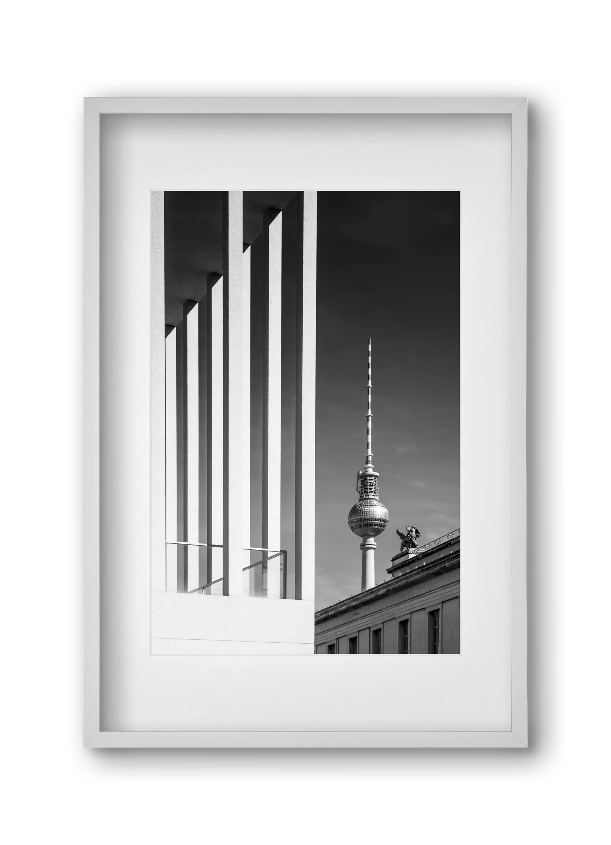 BERLIN Television Tower & Museum Island | Monochrome - artbridge