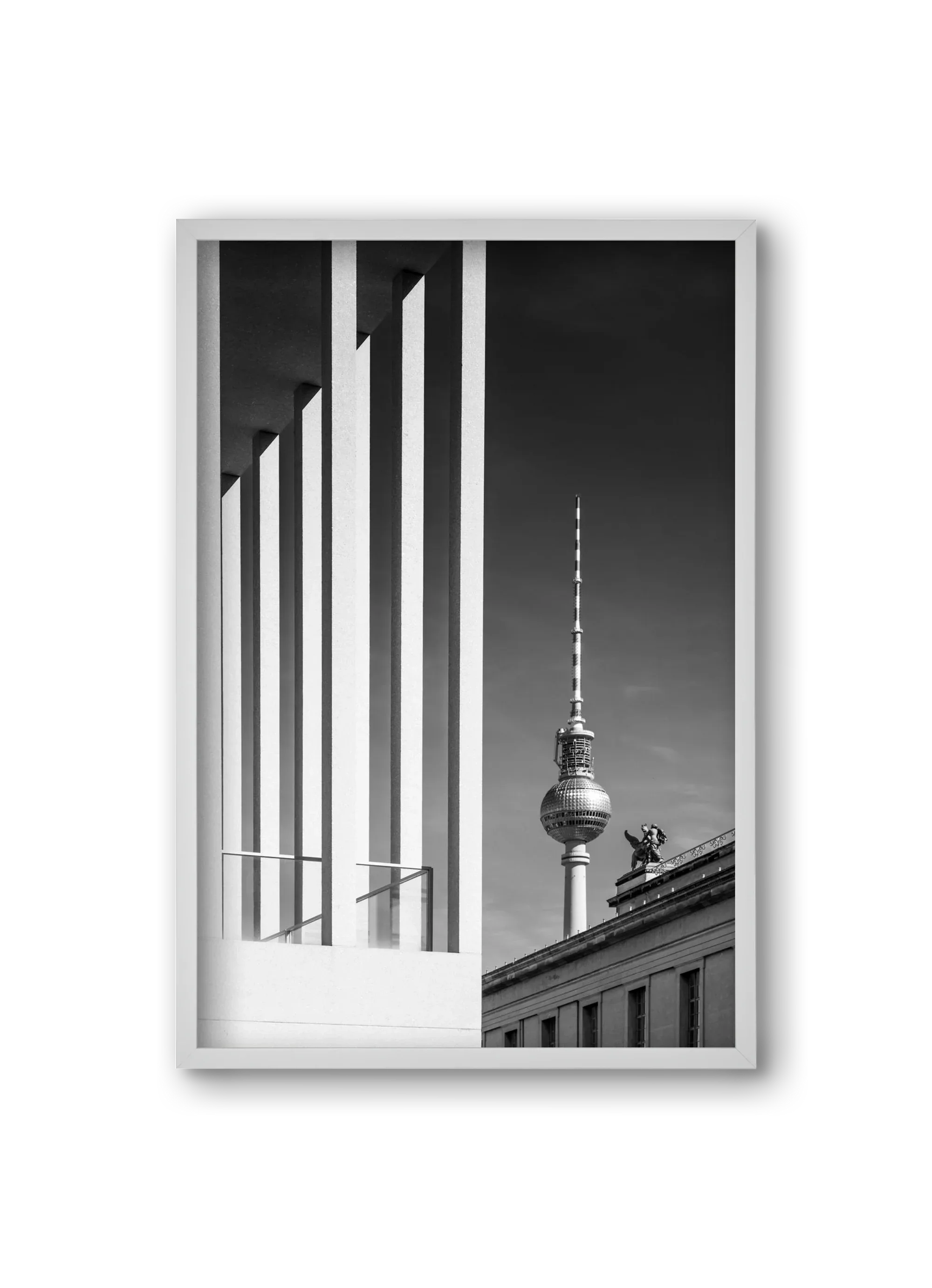 BERLIN Television Tower & Museum Island | Monochrome - artbridge