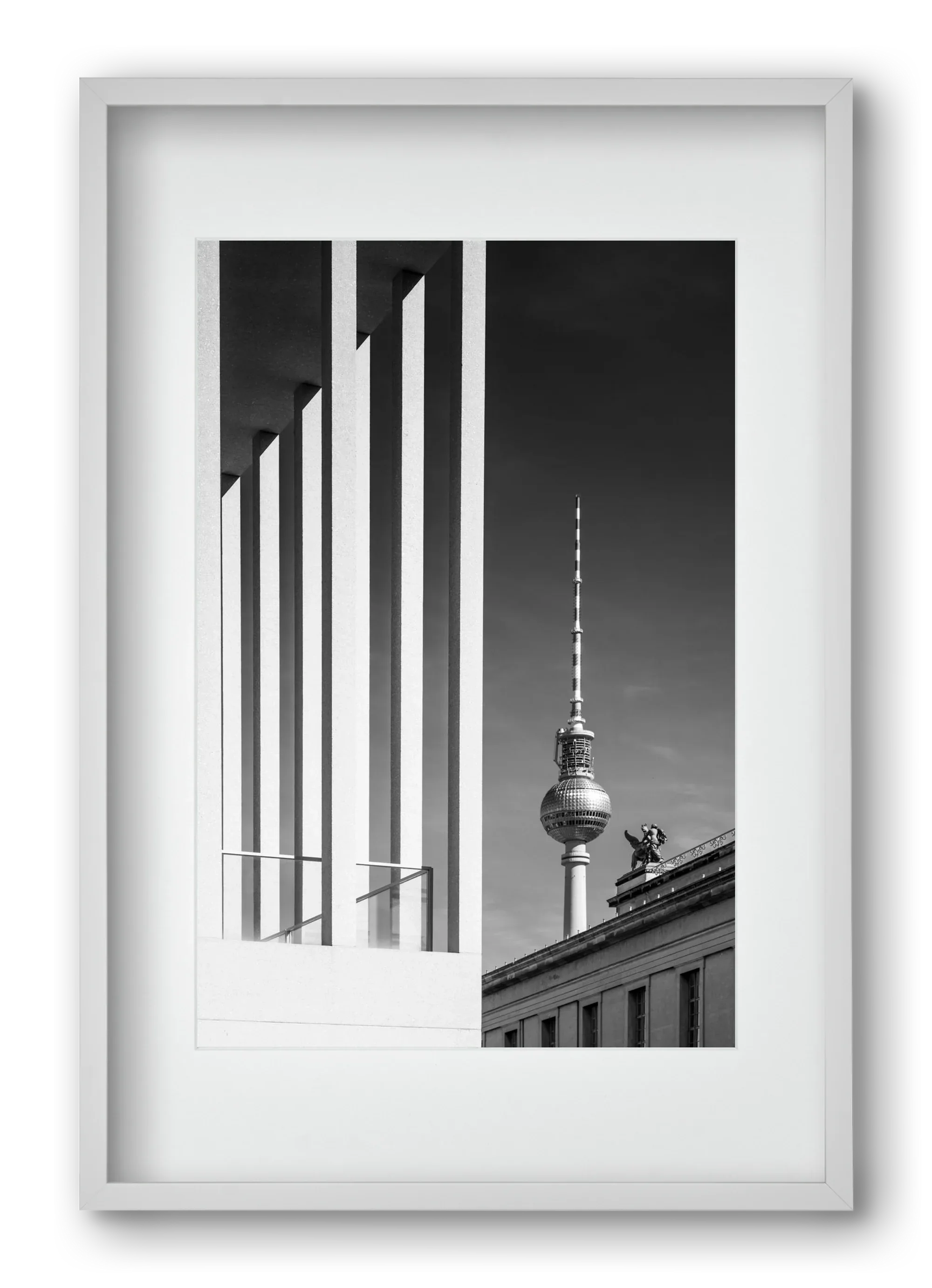 BERLIN Television Tower & Museum Island | Monochrome - artbridge