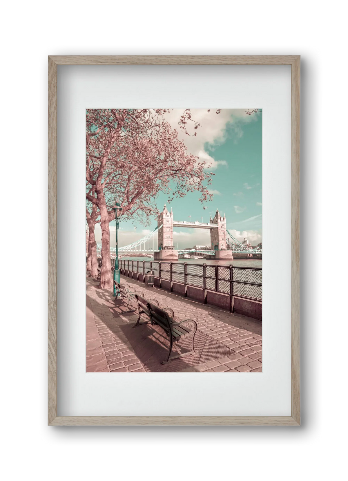 LONDON Thames Riverside & Tower Bridge | urban vintage style - artbridge