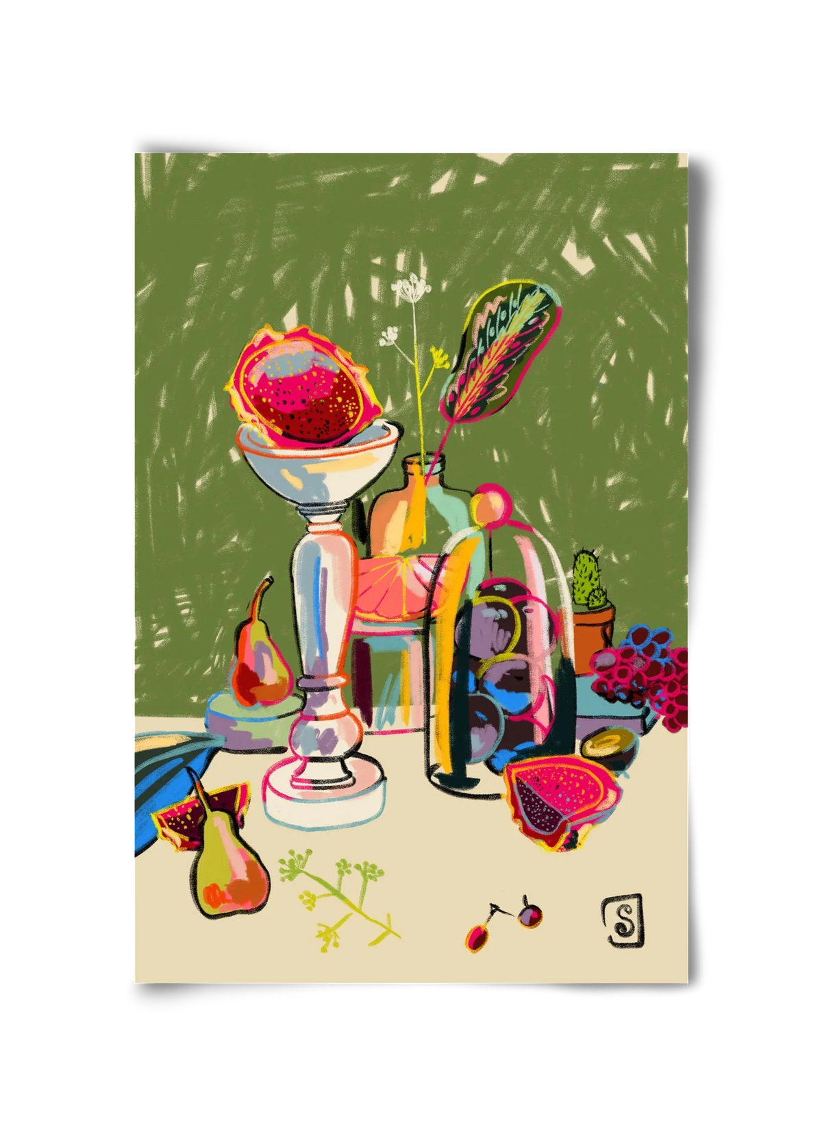 STILL LIFE WITH DRAGON FRUIT - artbridge