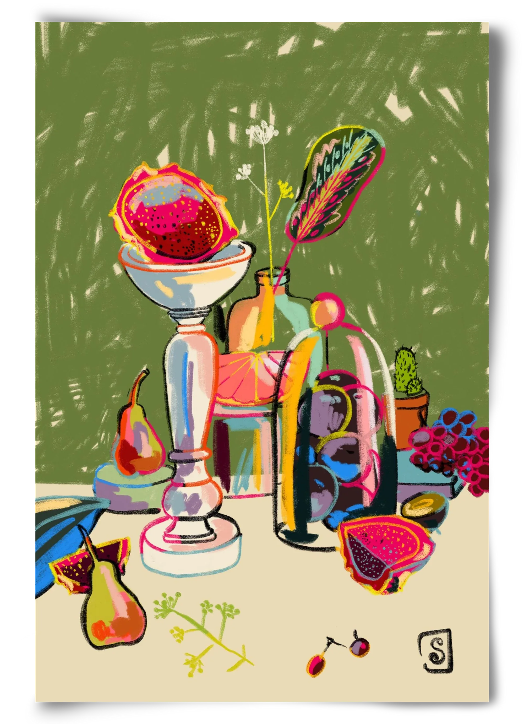 STILL LIFE WITH DRAGON FRUIT - artbridge