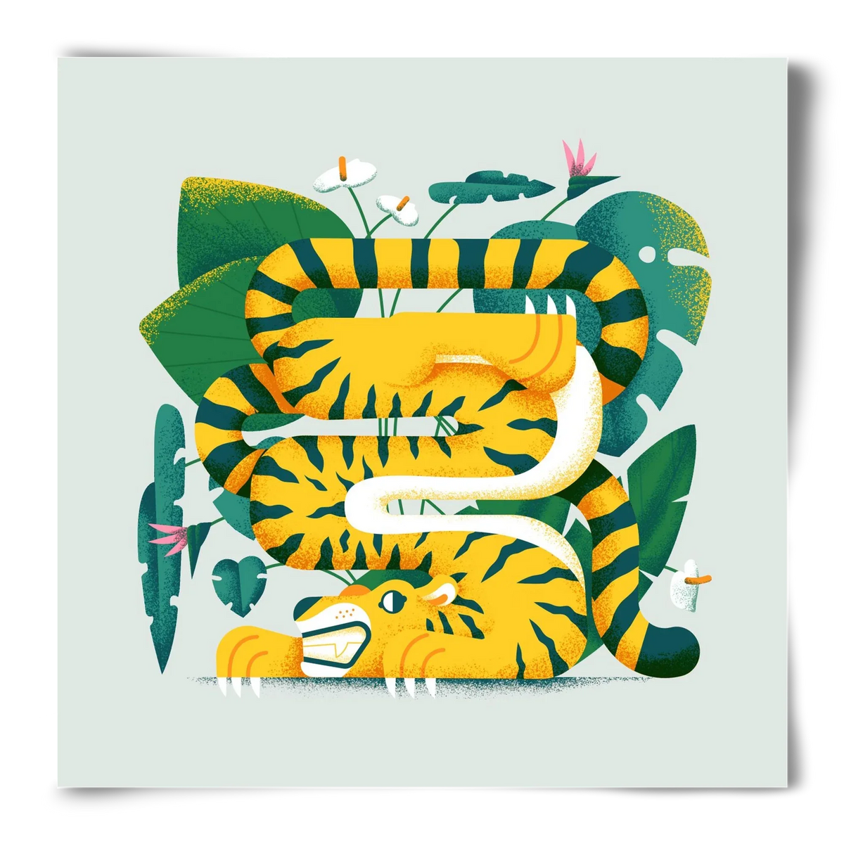 Yoga Tiger - artbridge