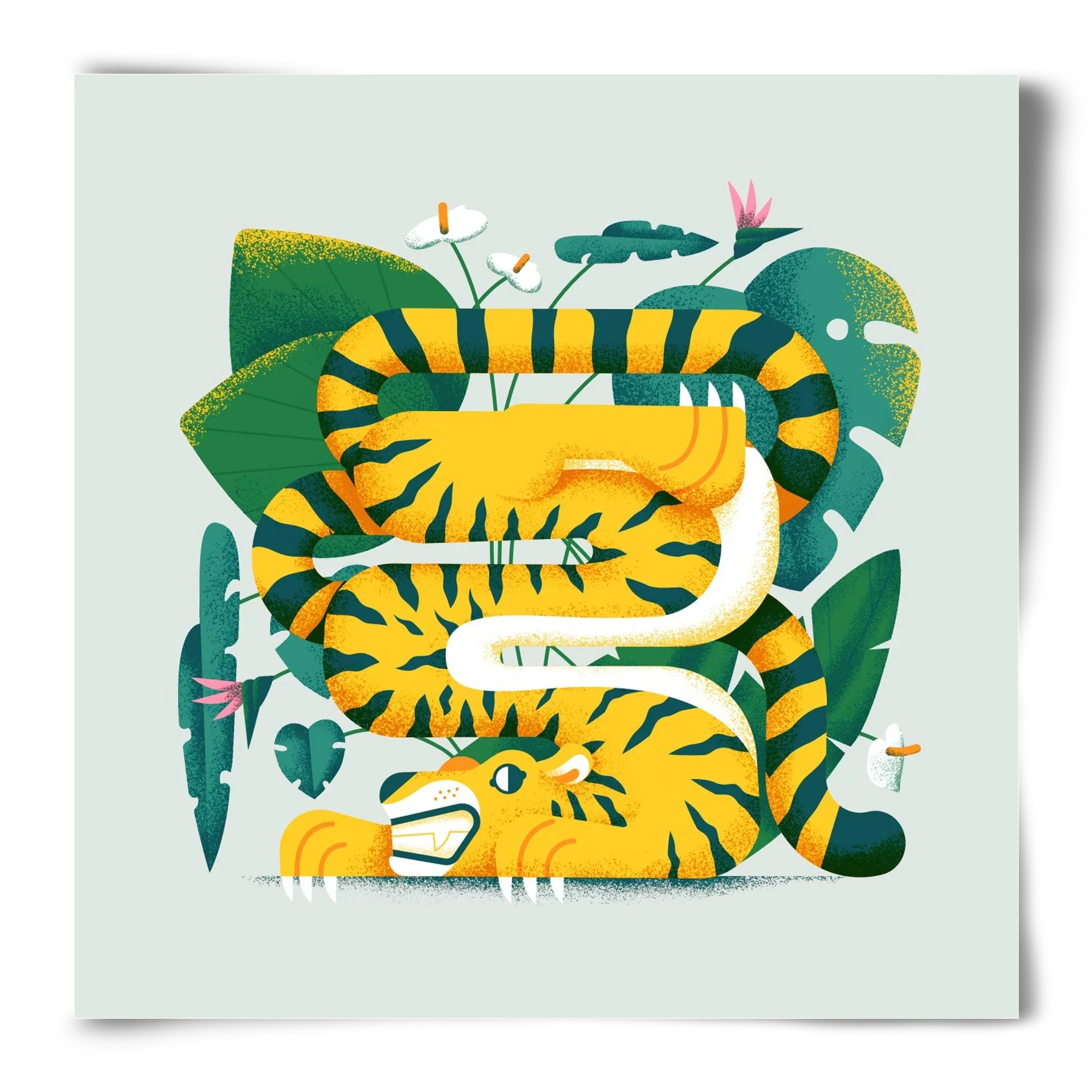 Yoga Tiger - artbridge