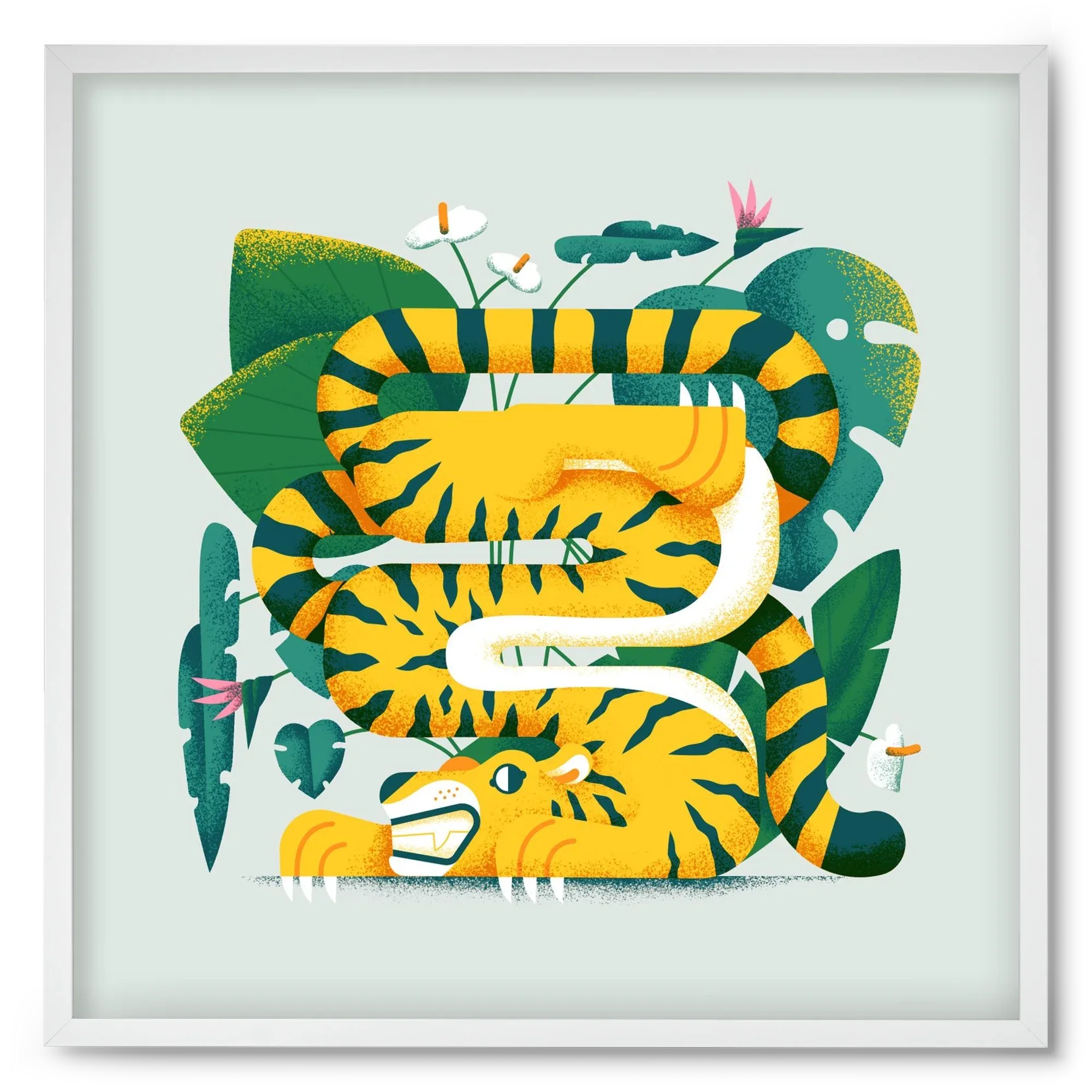 Yoga Tiger - artbridge