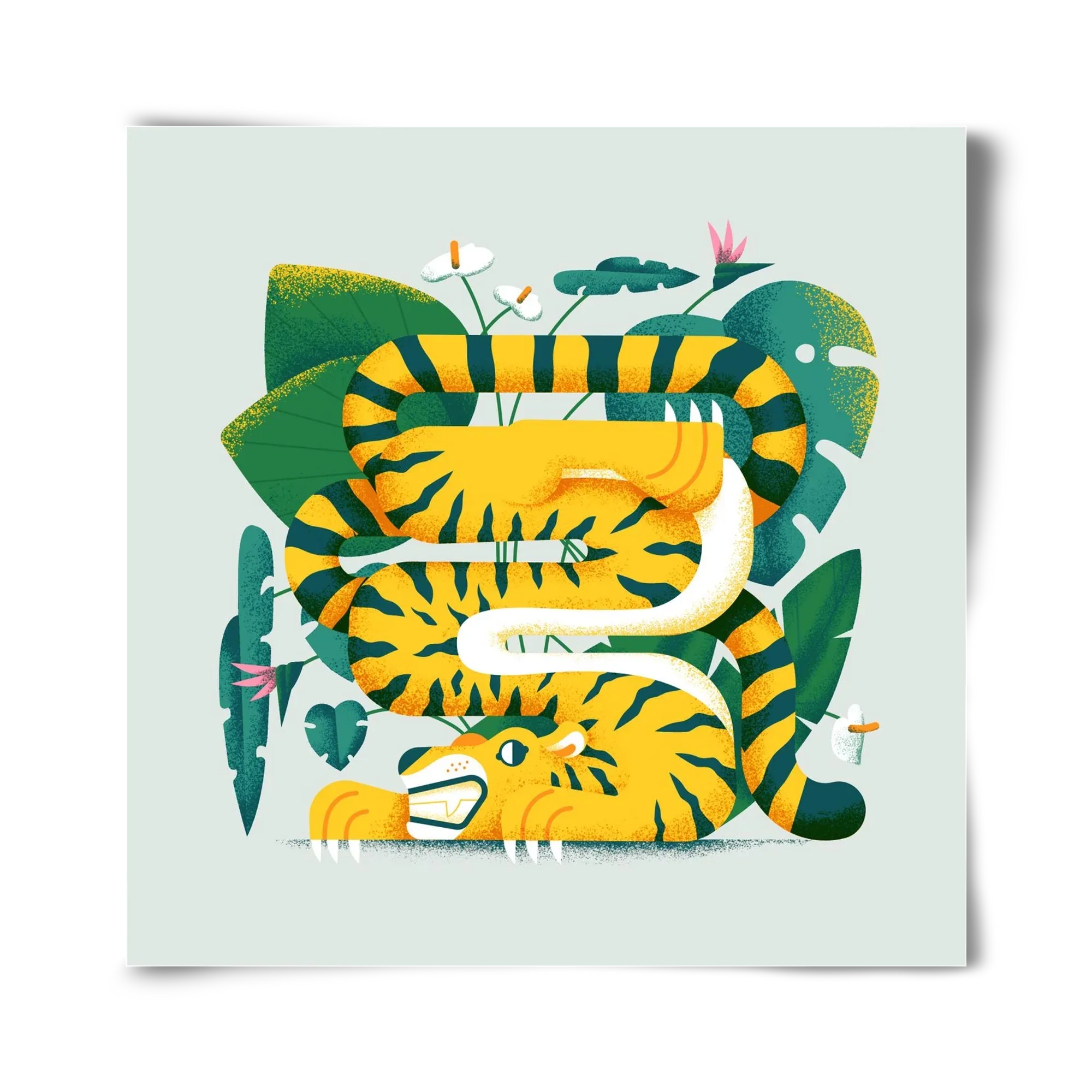 Yoga Tiger - artbridge