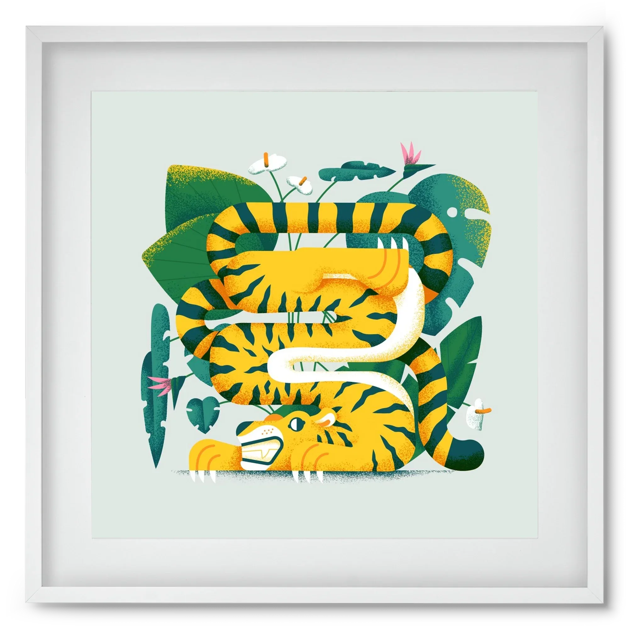 Yoga Tiger - artbridge