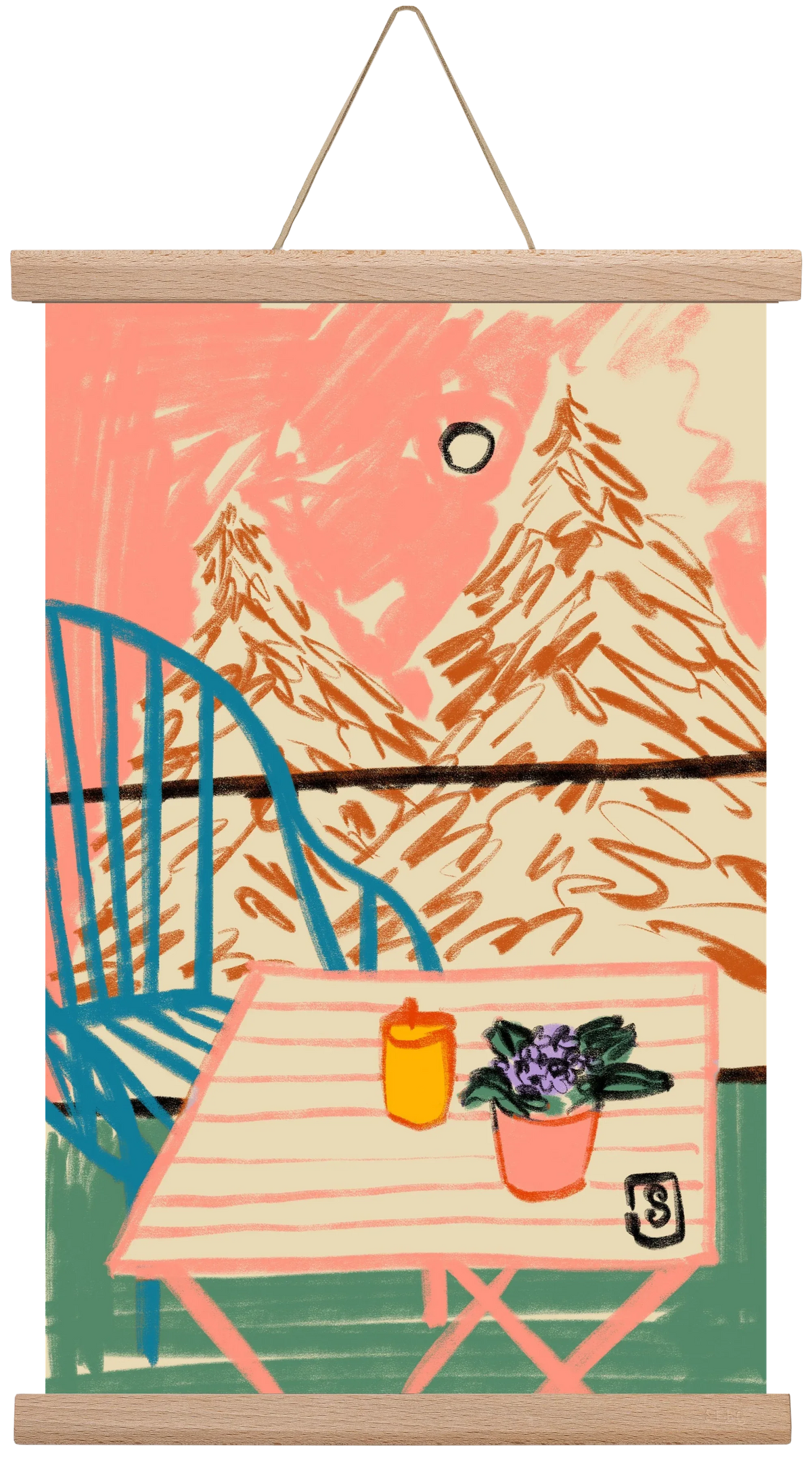 EVENING ON A TERRACE - artbridge