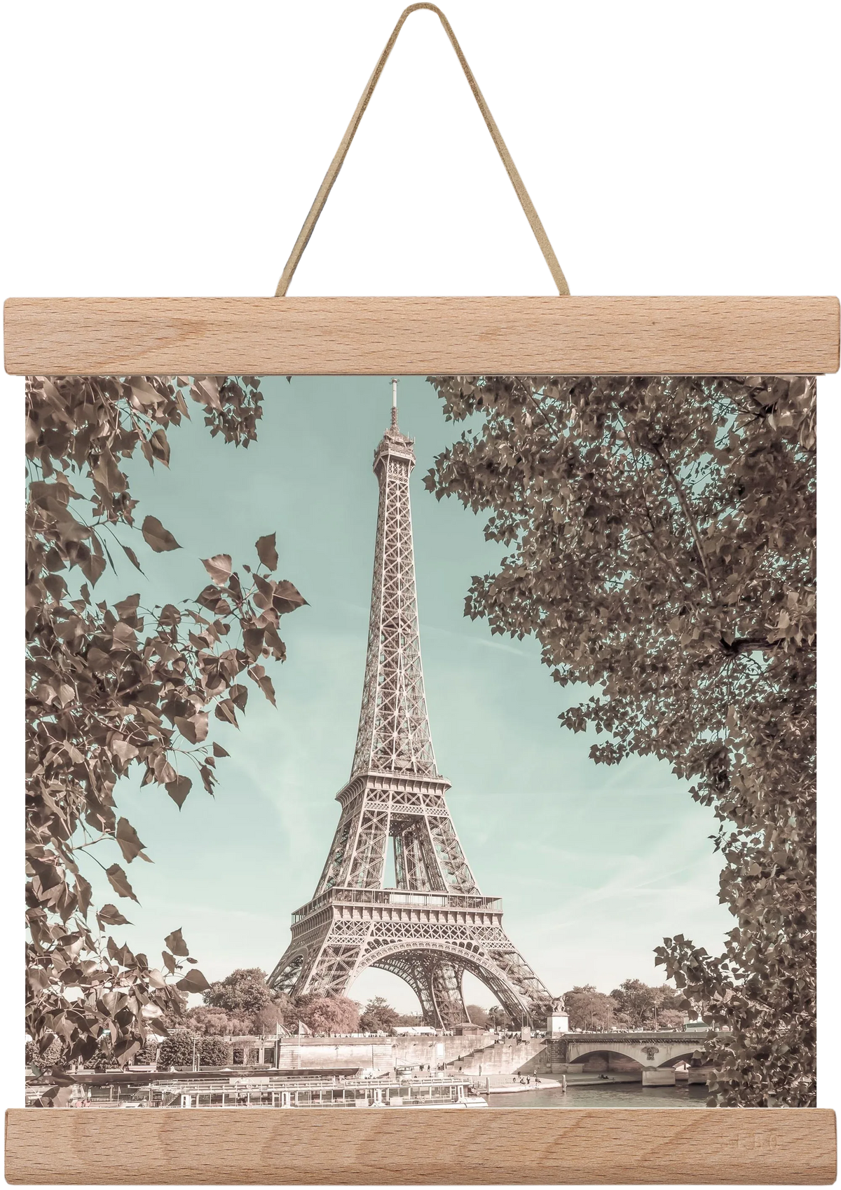 PARIS Eiffel Tower & River Seine | urban vintage style - artbridge