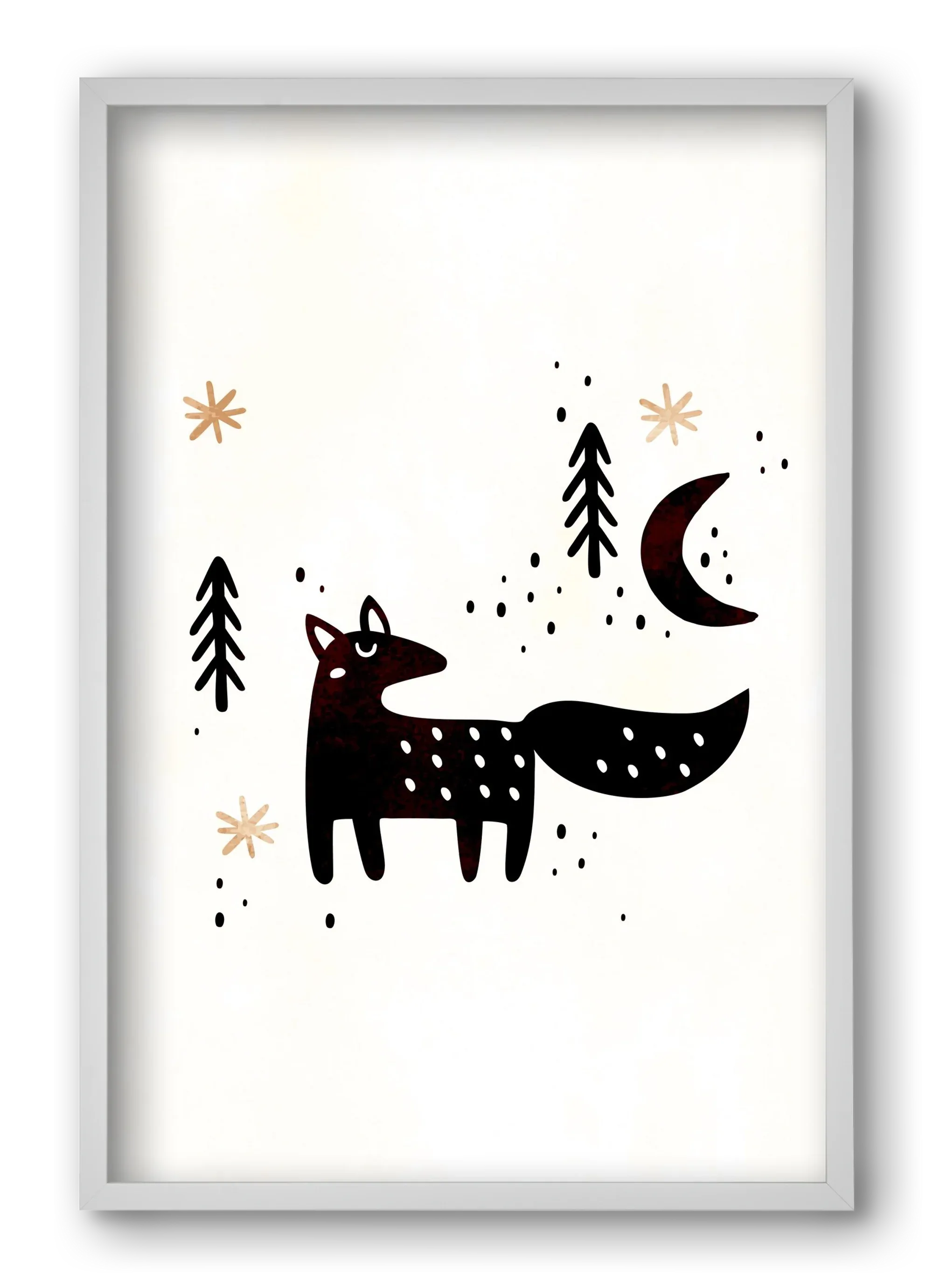 Little winter fox - artbridge