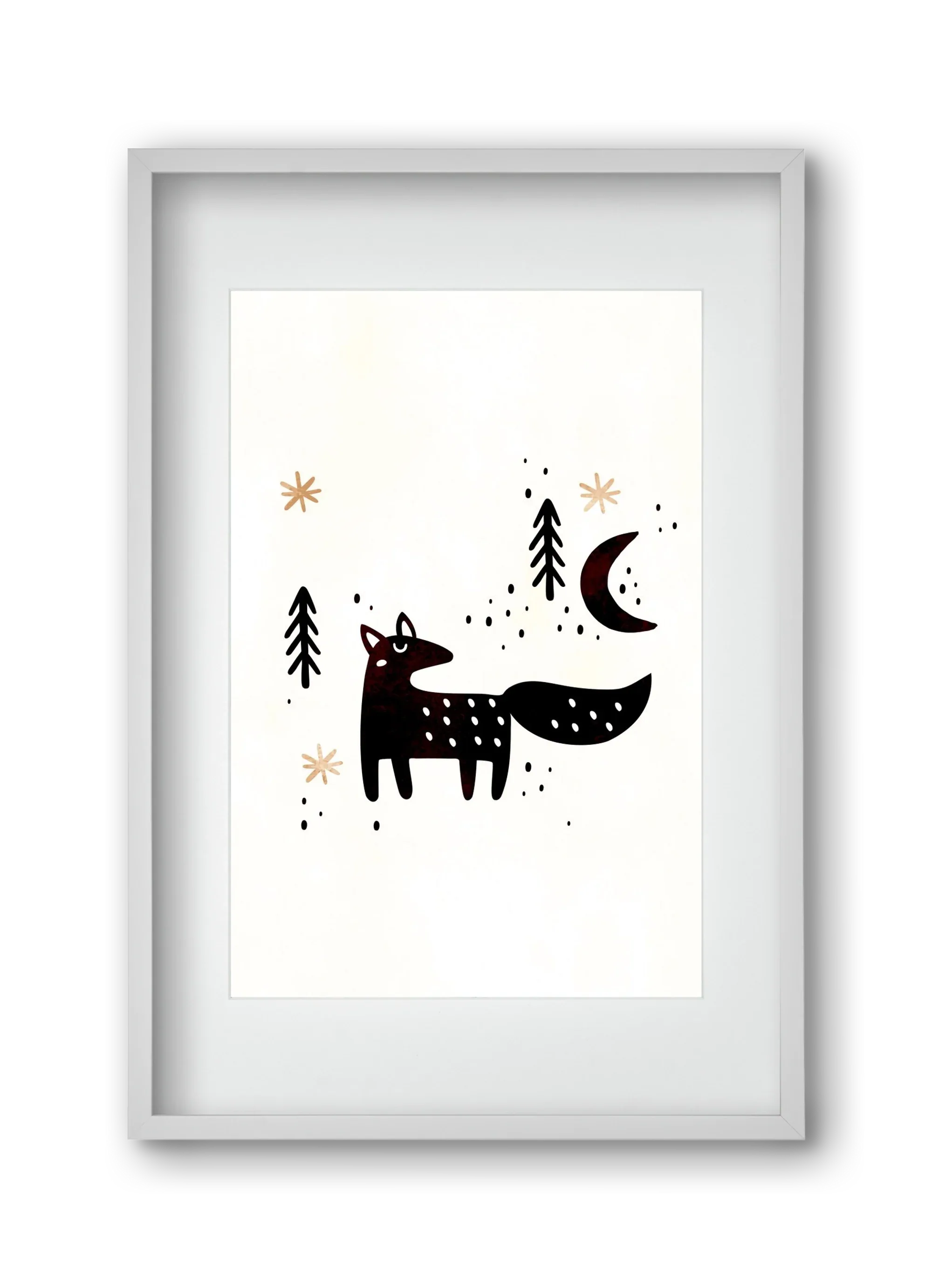 Little winter fox - artbridge