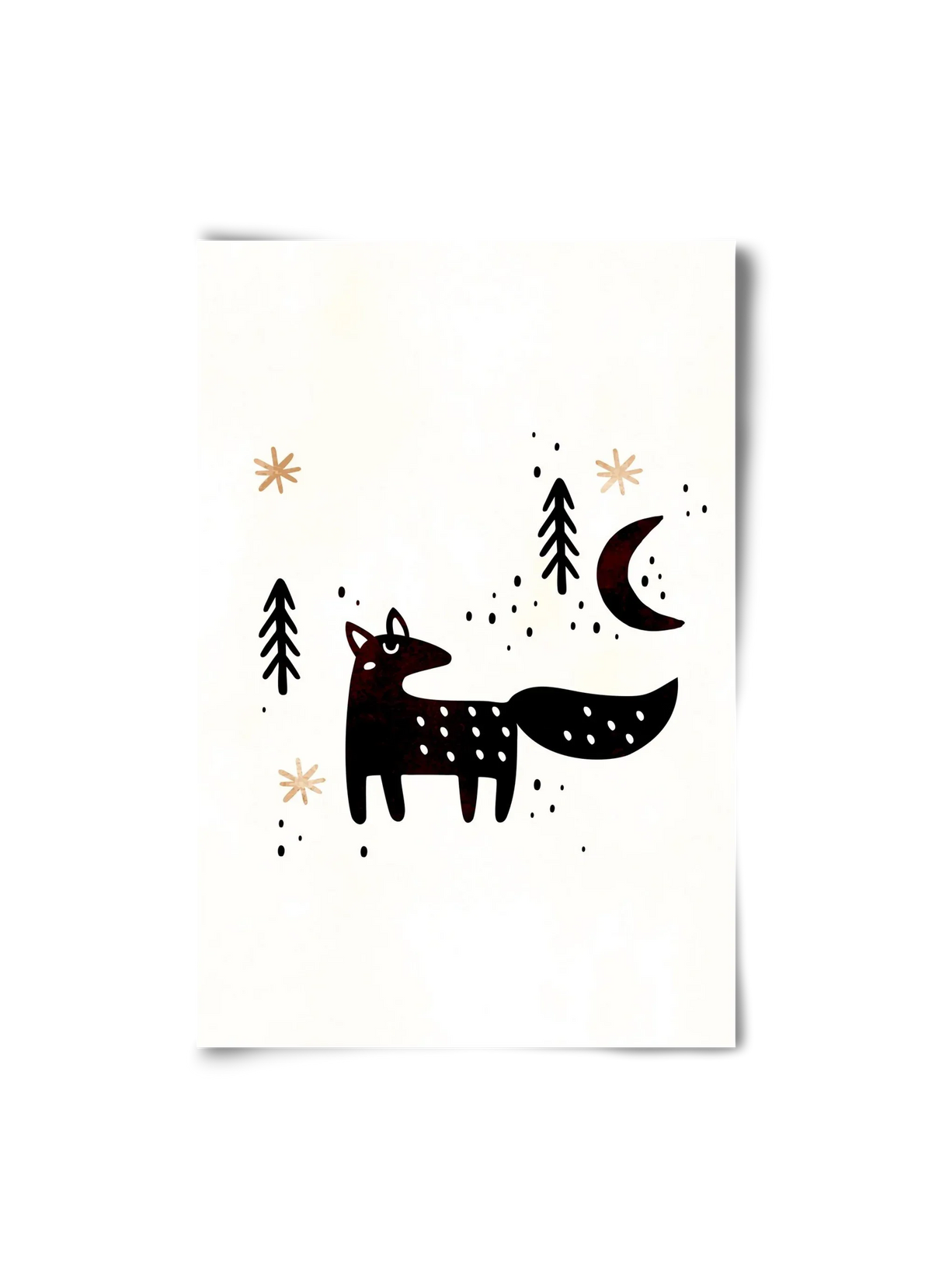 Little winter fox - artbridge