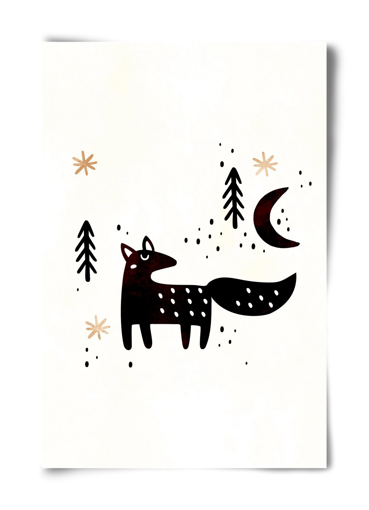 Little winter fox - artbridge