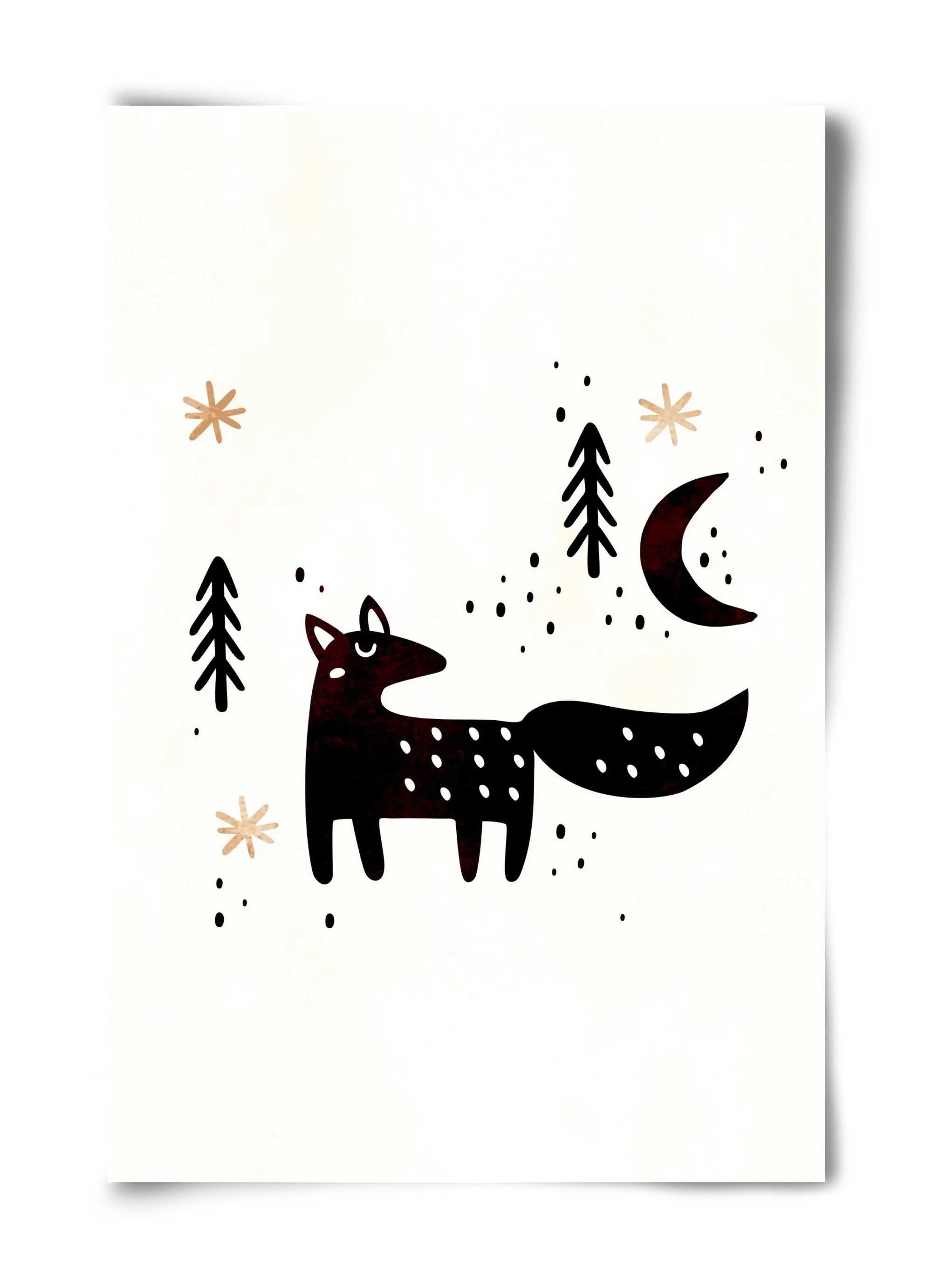 Little winter fox - artbridge