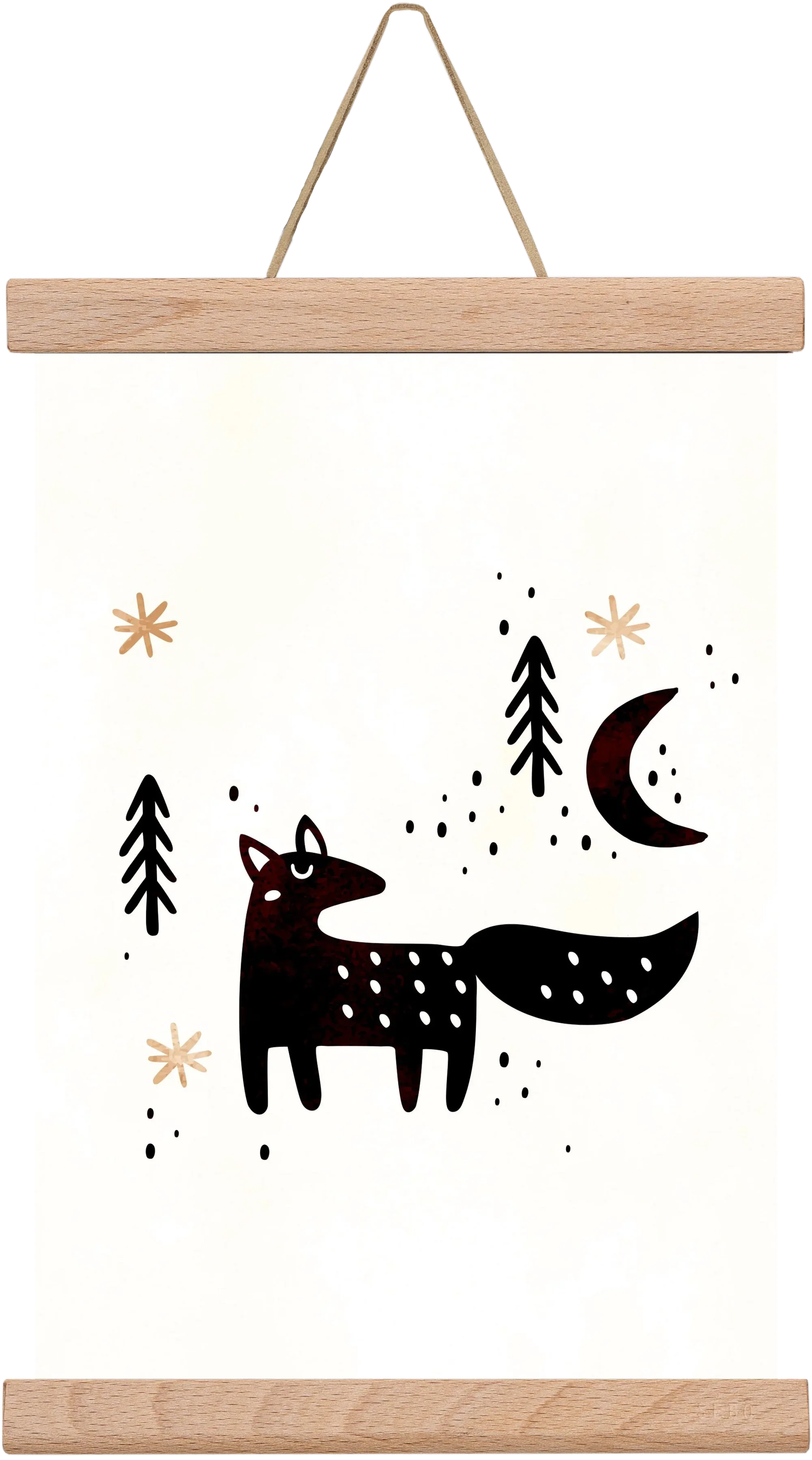 Little winter fox - artbridge